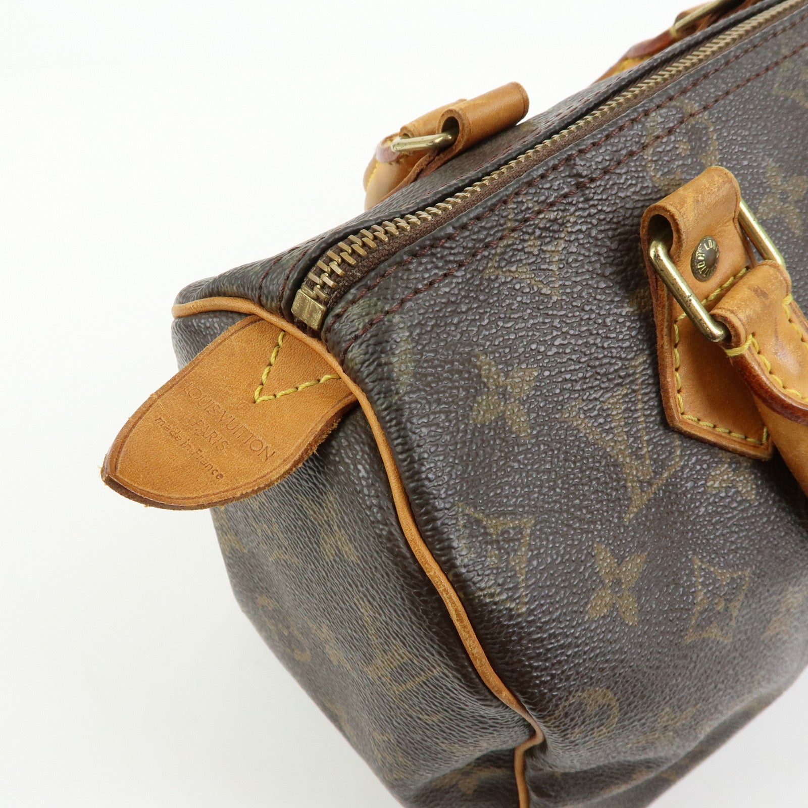 Louis Vuitton Monogram Speedy 25 Boston Bag Hand Bag Brown M41528