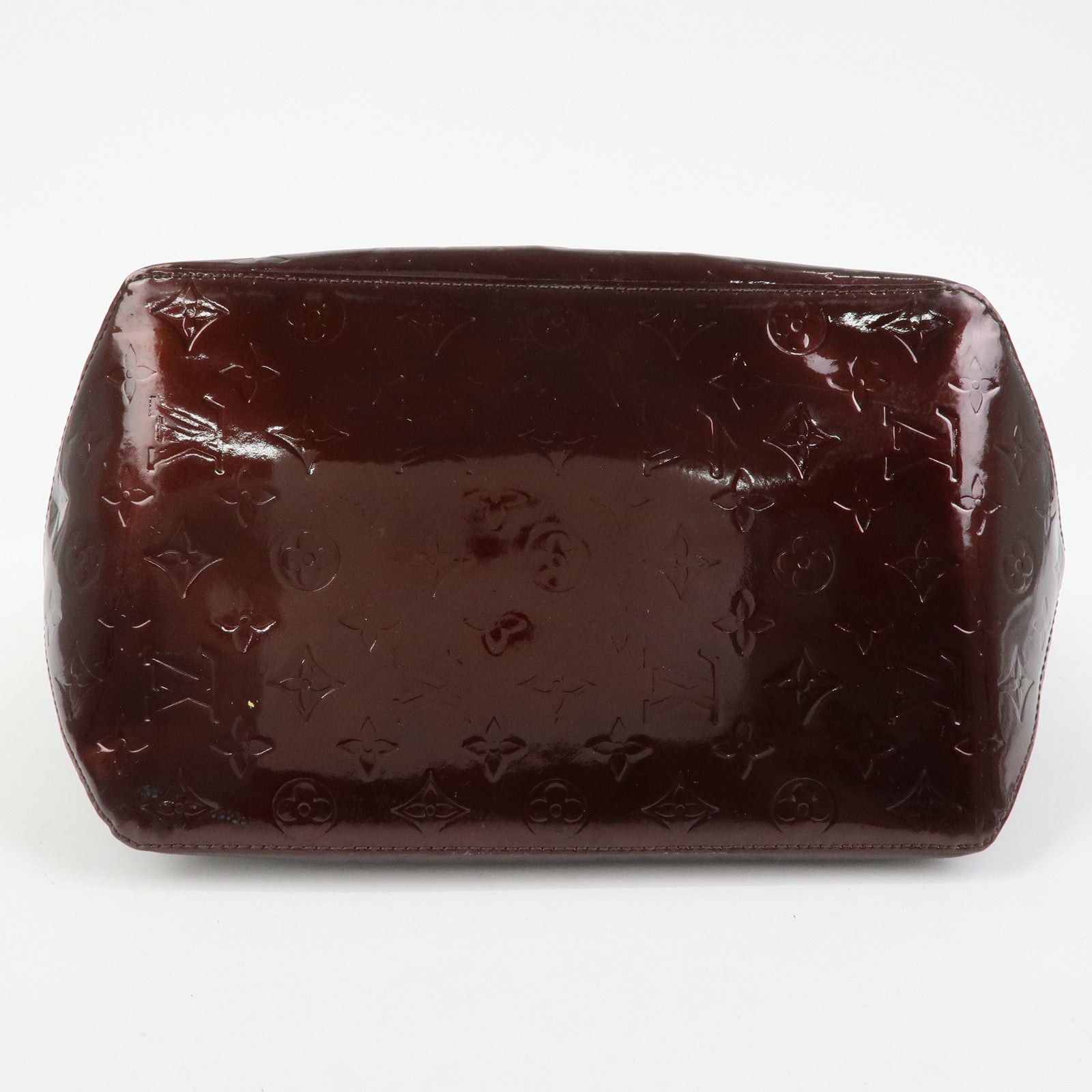 Louis Vuitton Monogram Vernis Bellevue GM Hand Bag Amarante M93589