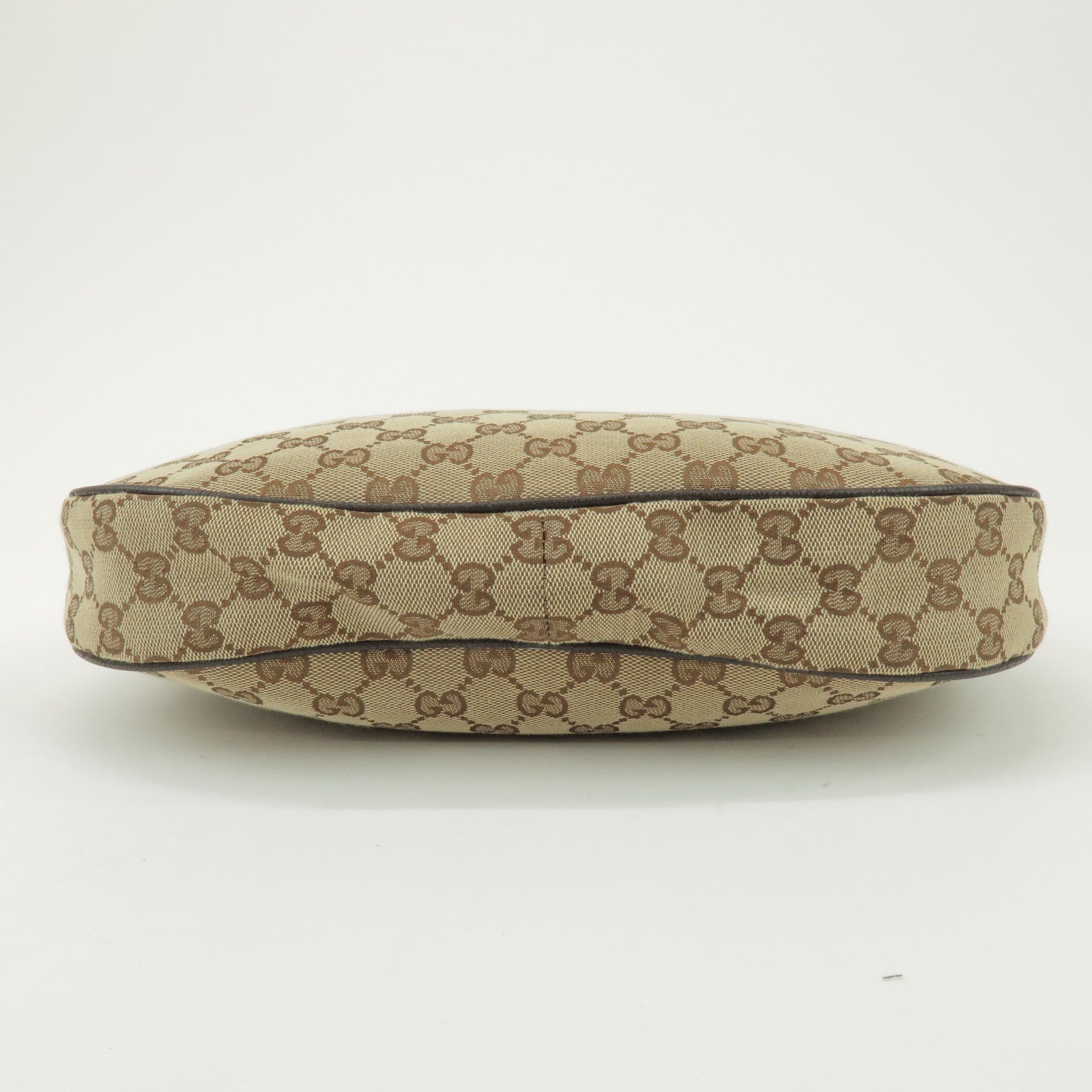 GUCCI Sherry GG Canvas Leather Shoulder Bag Body Bag Beige 122790