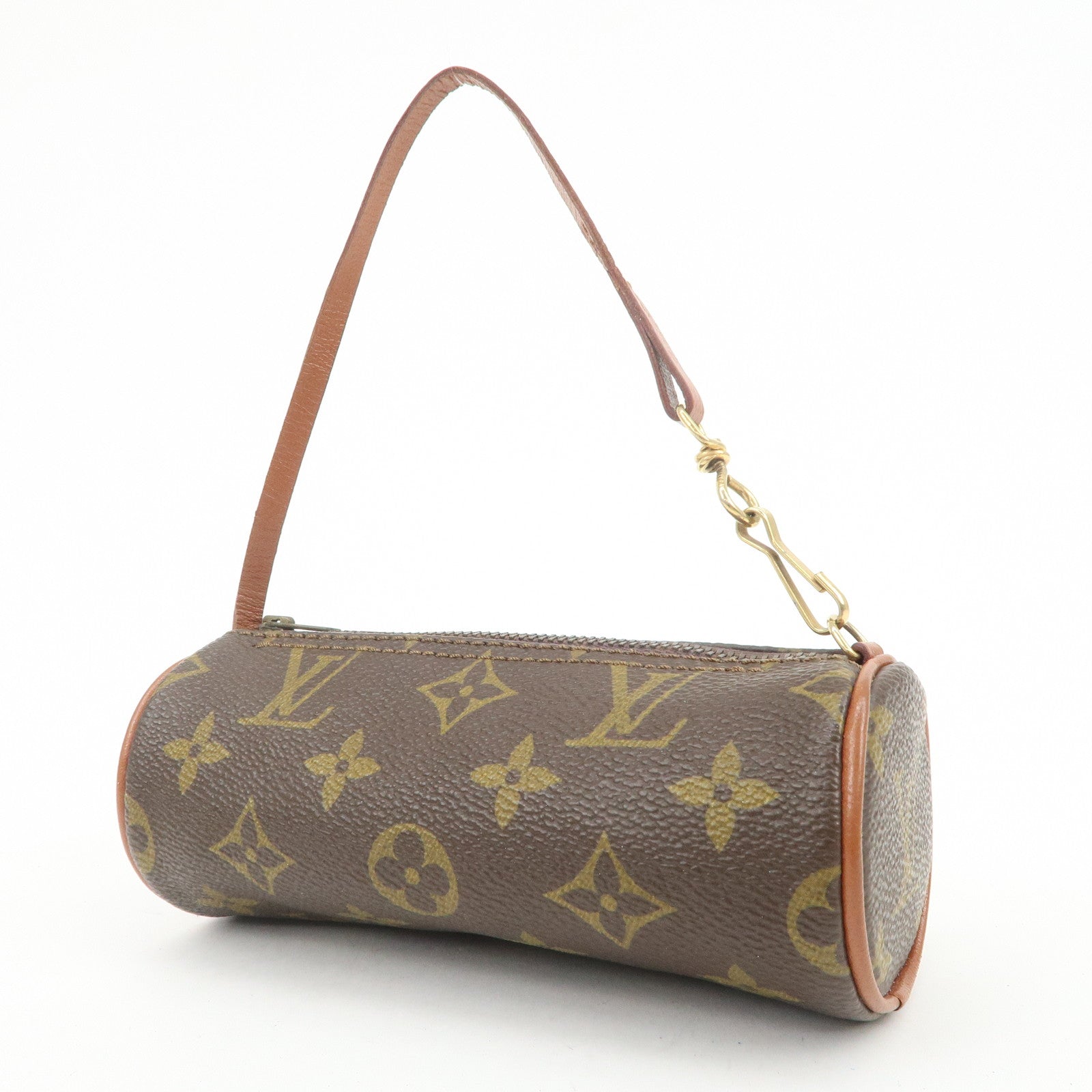 Louis Vuitton Monogram Mini Pouch for Papillon Bag New Style Brown