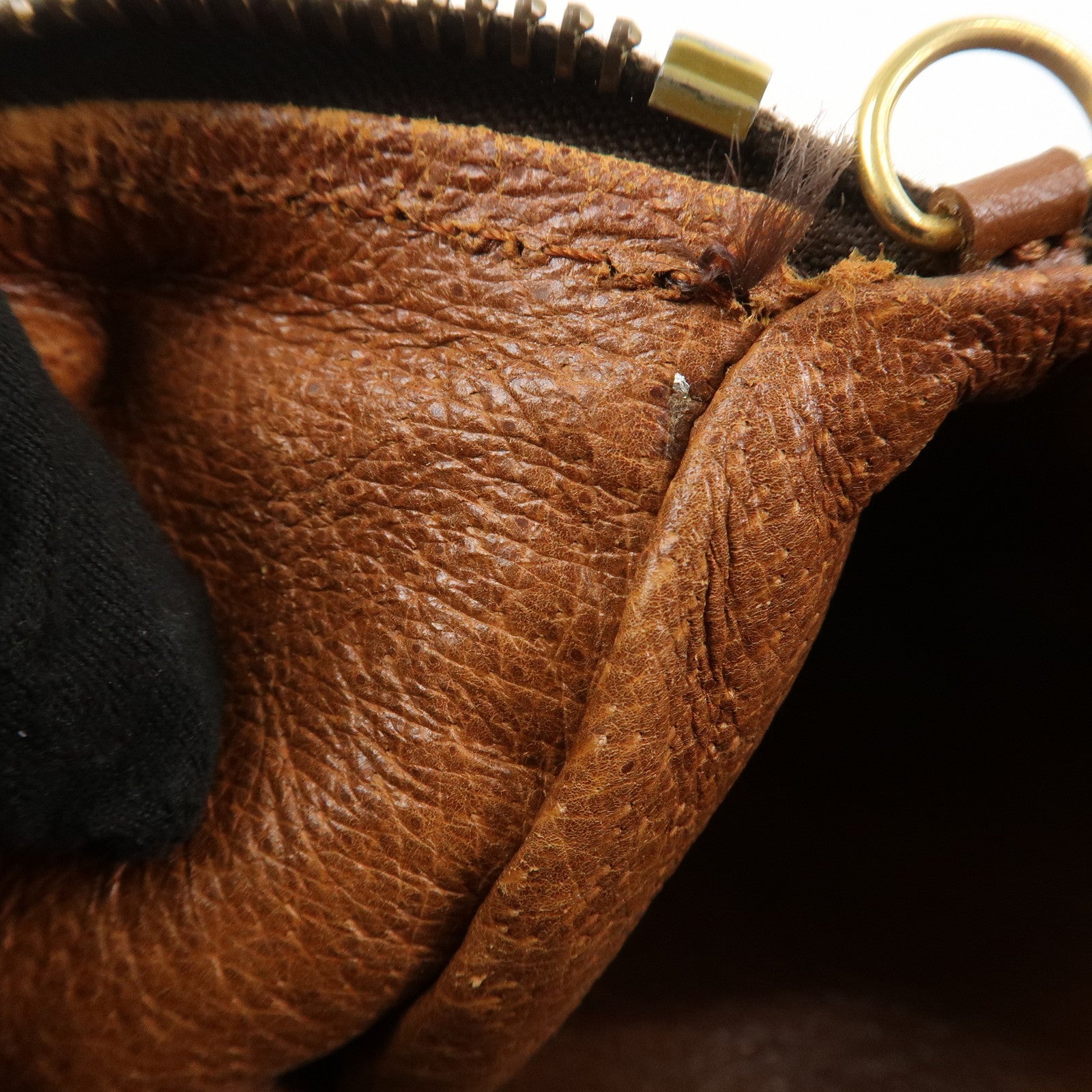 Louis Vuitton Monogram Papillon 30 Hand Bag Brown Old Style M51365