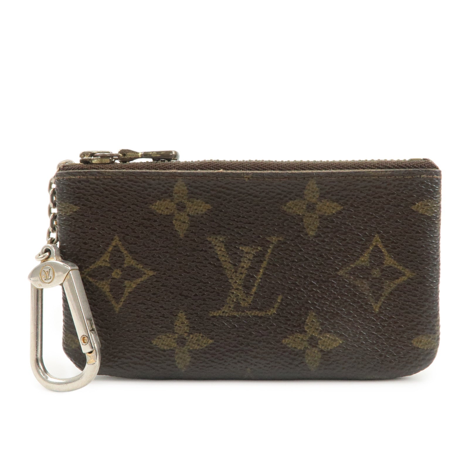 Louis Vuitton Monogram Pochette Cles Coin Case Key Case  M62650