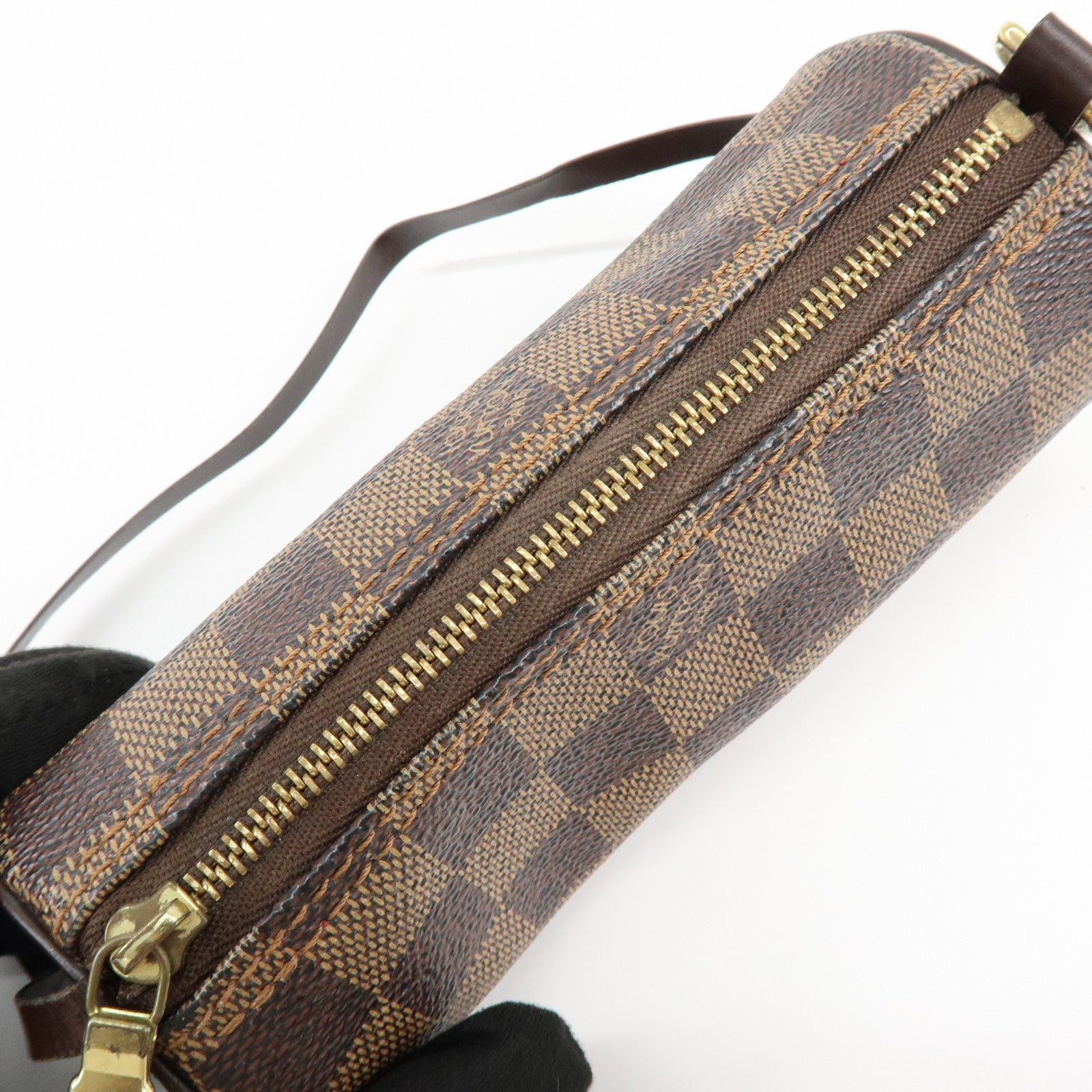 Louis Vuitton Damier Mini Pouch for Papillon Bag Brown