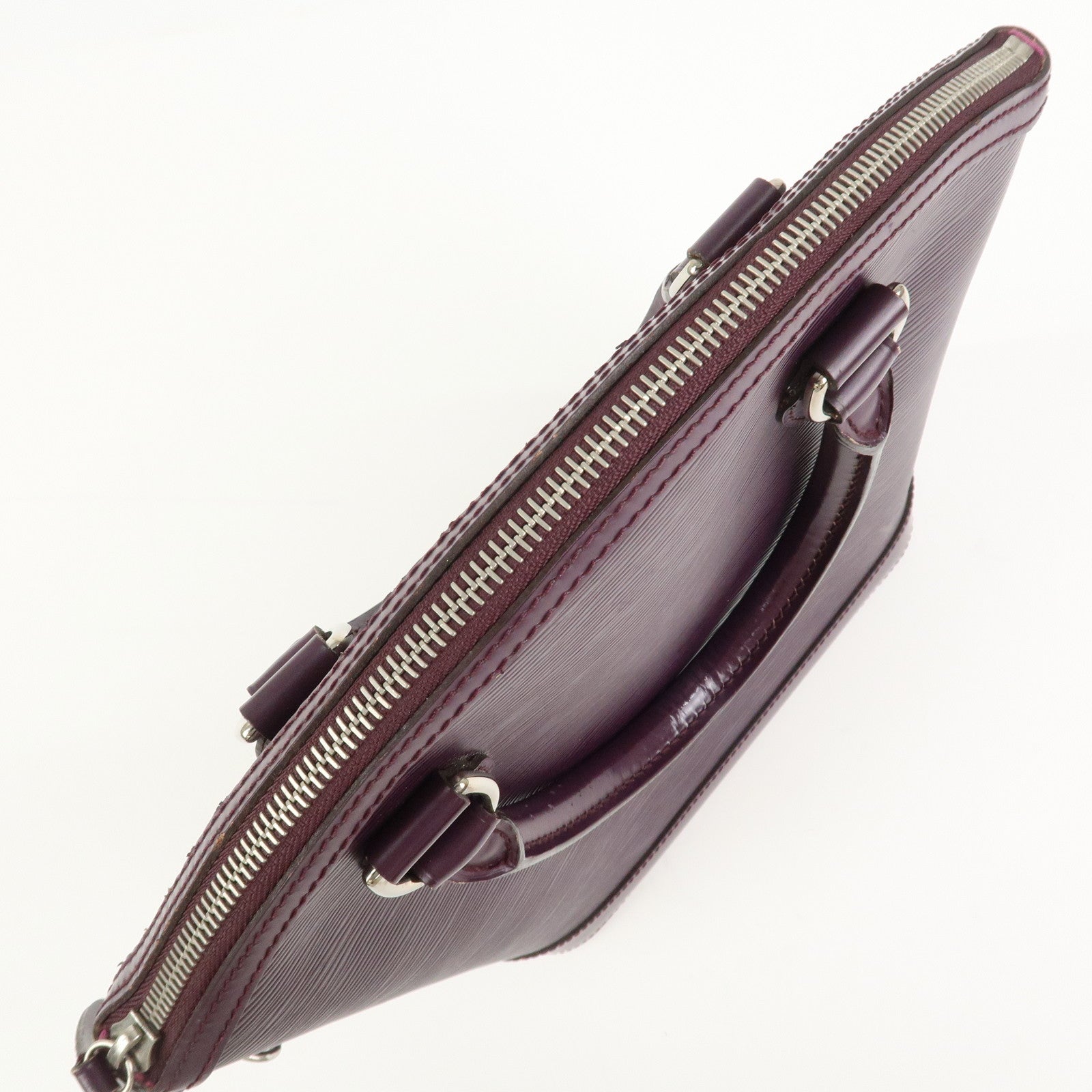 Louis Vuitton Epi Lockit PM Tote Bag Hand Bag Cassis M4229K