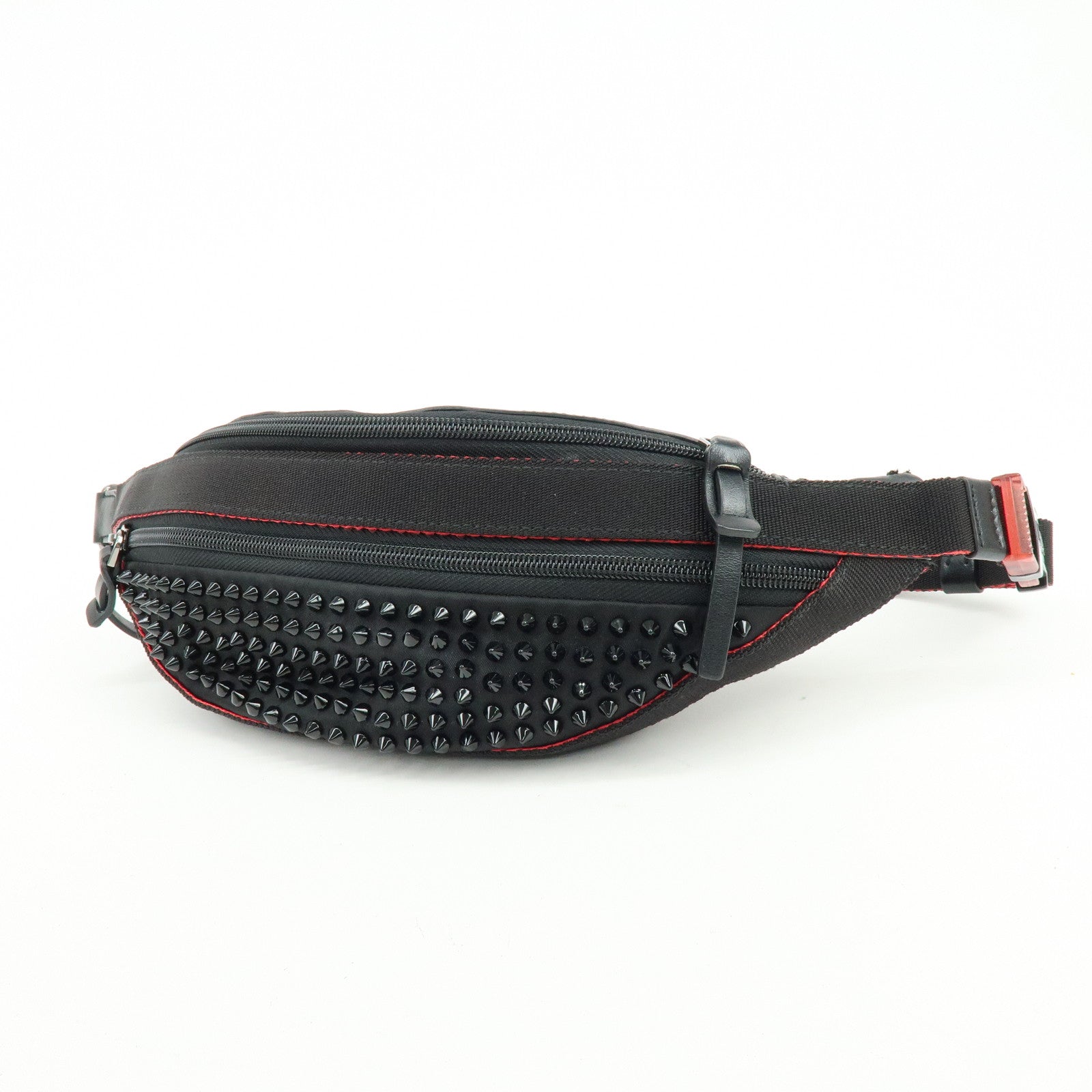 Christian Louboutin Paris New York City Nylon Canvas Waist Bag