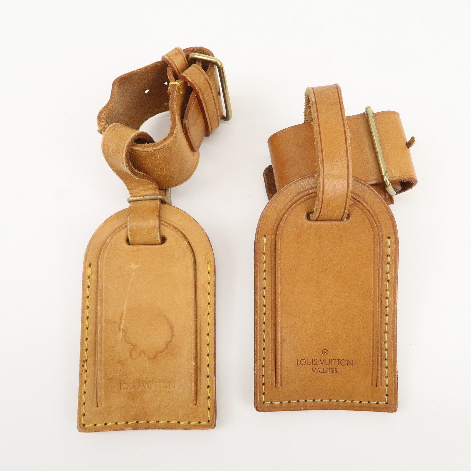 Louis Vuitton Set of 10 Leather Name Tag & Poignet