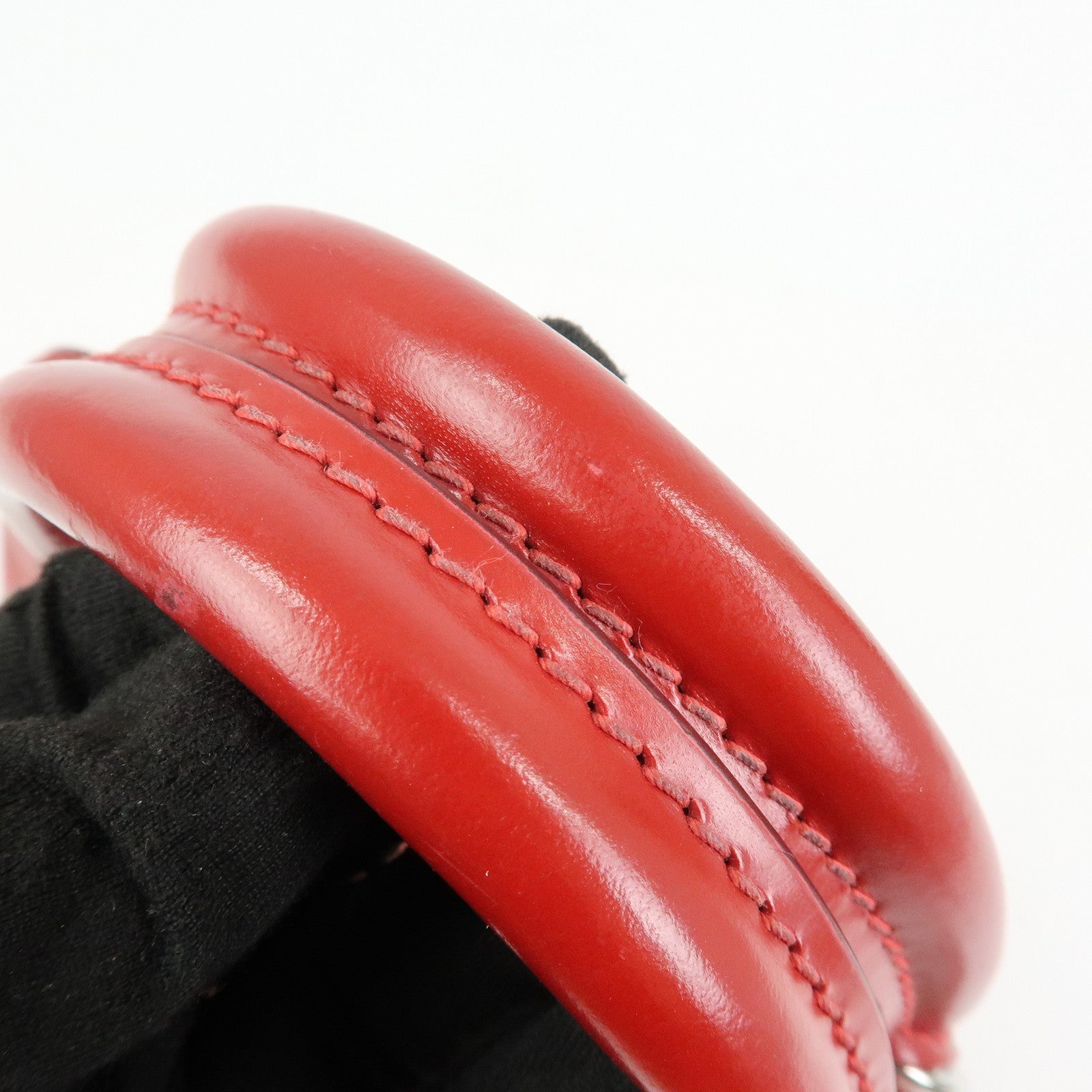 Louis Vuitton Epi Alma PM Leather Hand Bag Carmine Red M4058E