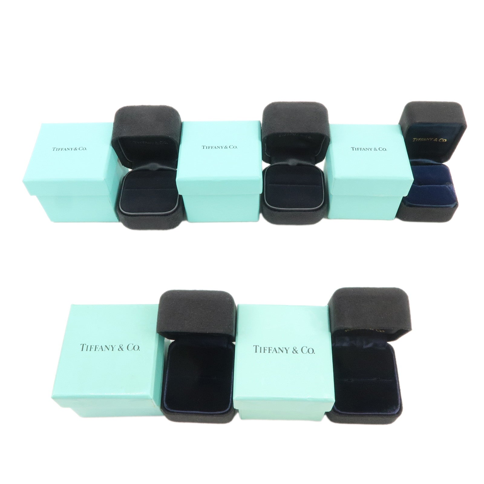 Tiffany & Co Set of 5 Jewelry Boxes Tiffany Blue