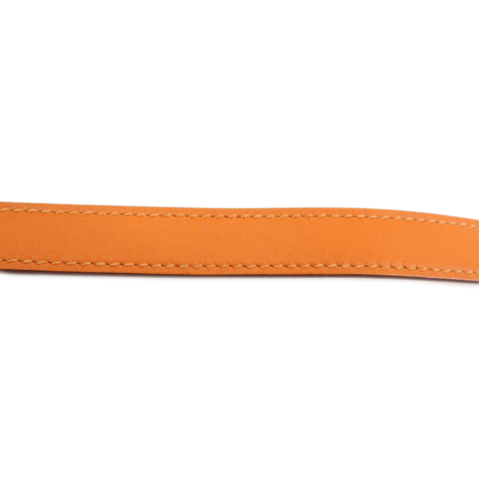 HERMES Mini Kelly Double Tour Leather Bracelet ▢P Stamped Size S
