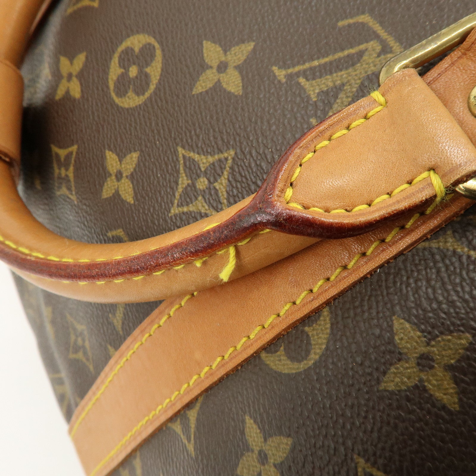 Louis Vuitton Monogram Keep All 50 Boston Bag Brown M41426