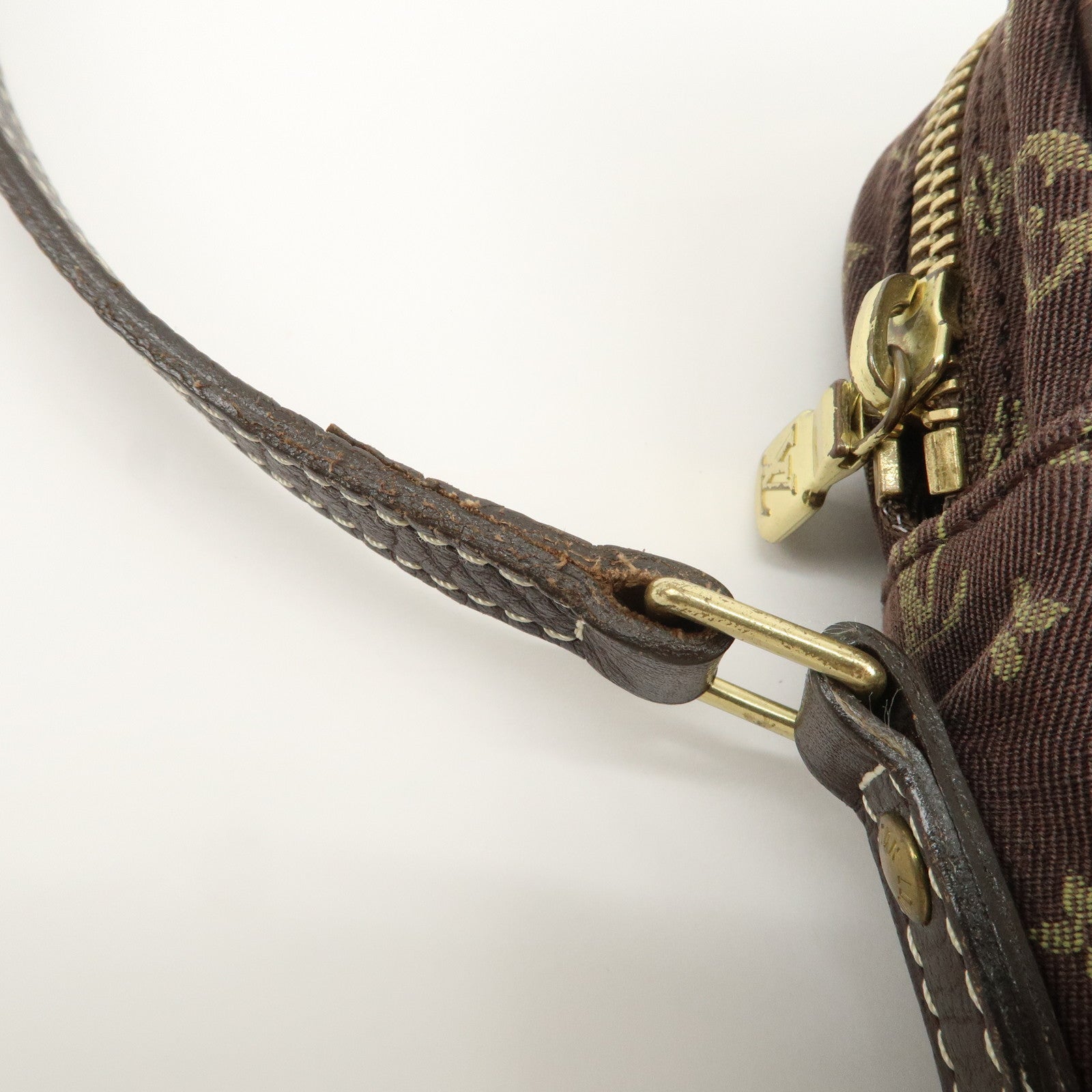 Louis Vuitton Monogram Mini Lin Danube Shoulder Bag Brown M95228