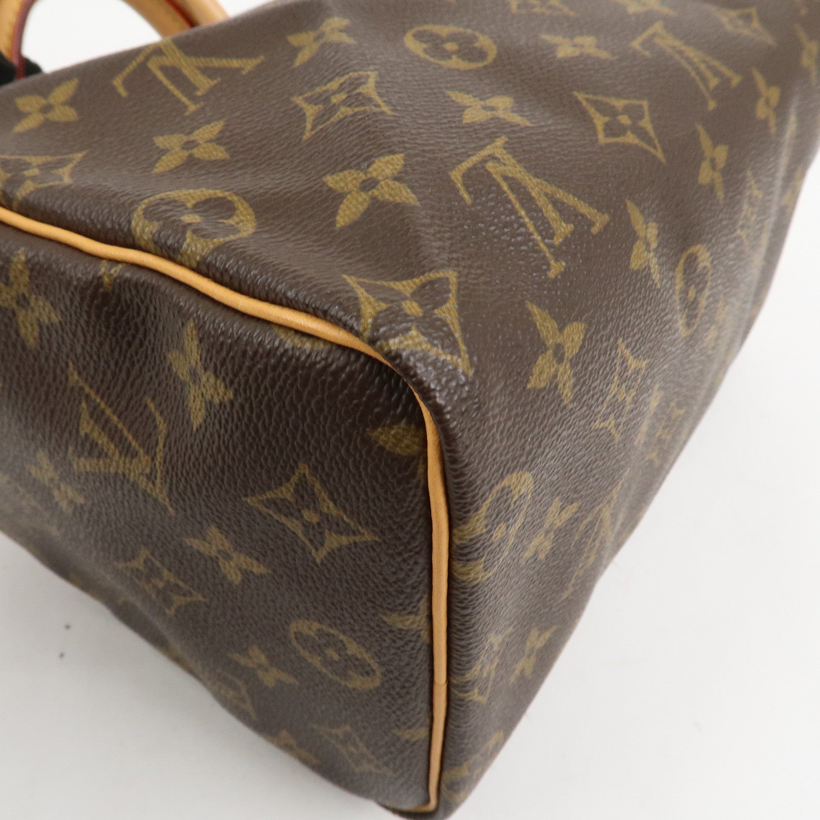 Louis Vuitton Monogram Speedy 25 Boston Bag Brown M41528