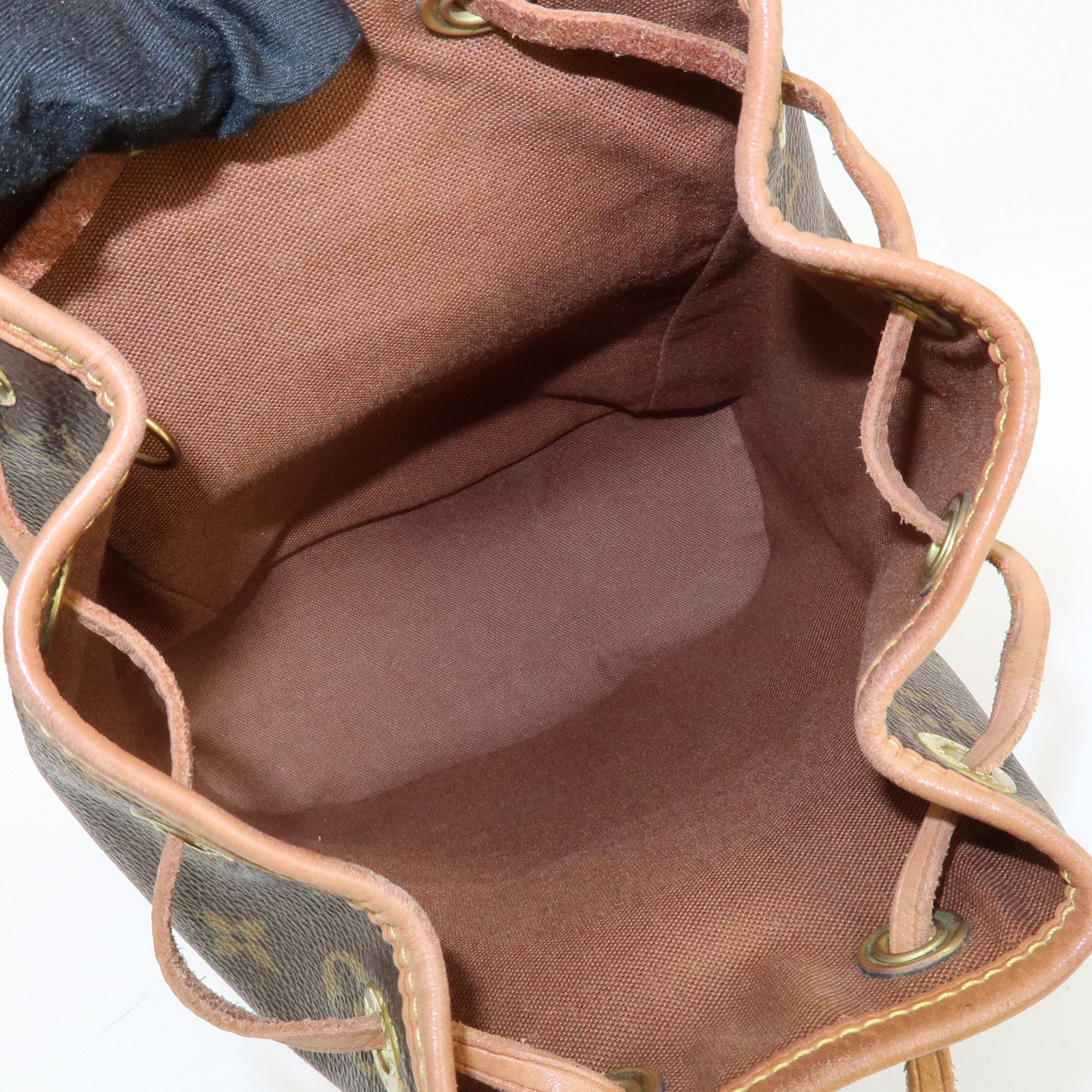 Louis Vuitton Monogram Mini Montsouris Backpack Brown M51137 Used