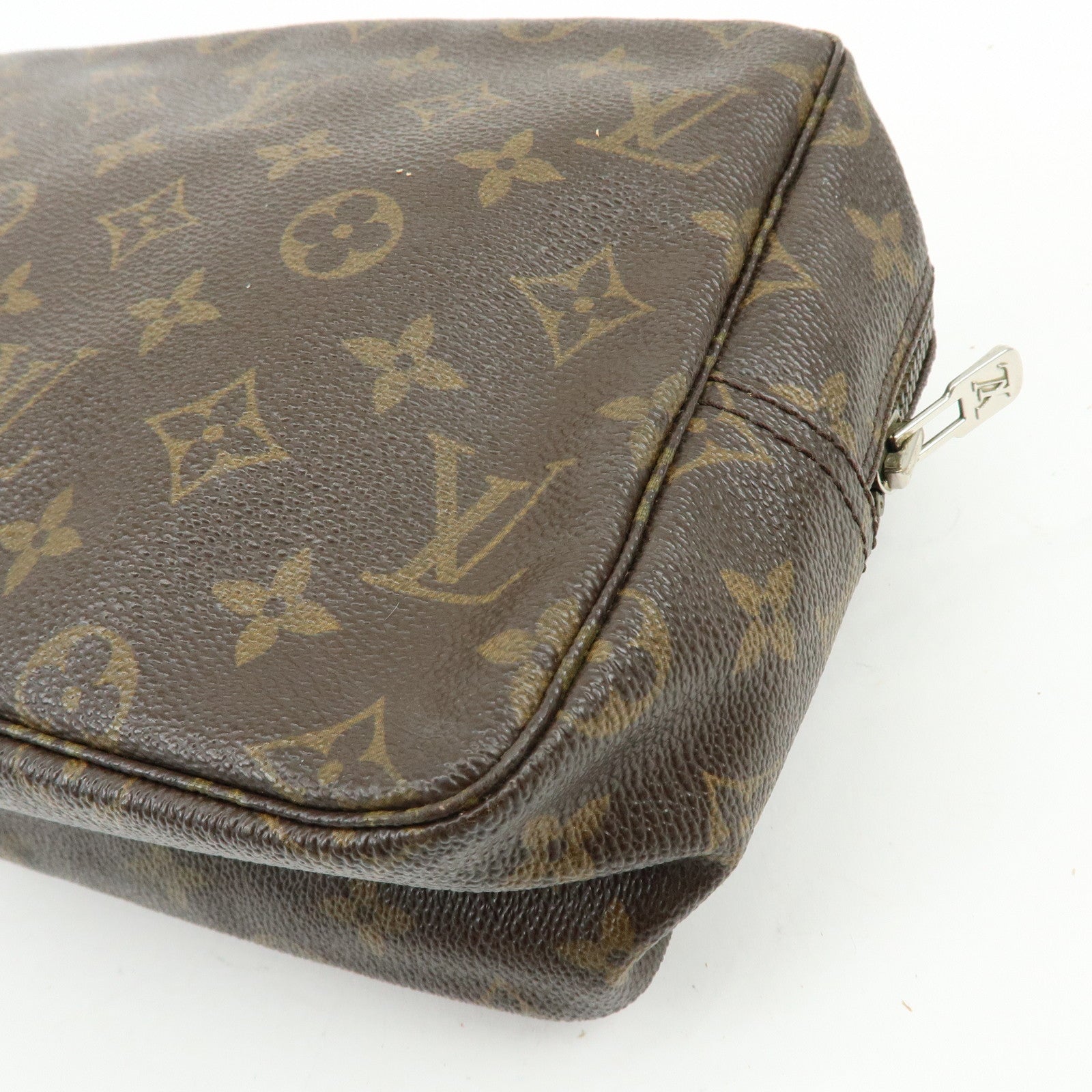 Louis Vuitton Monogram Trousse Toilette 27 Pouch Brown M47522