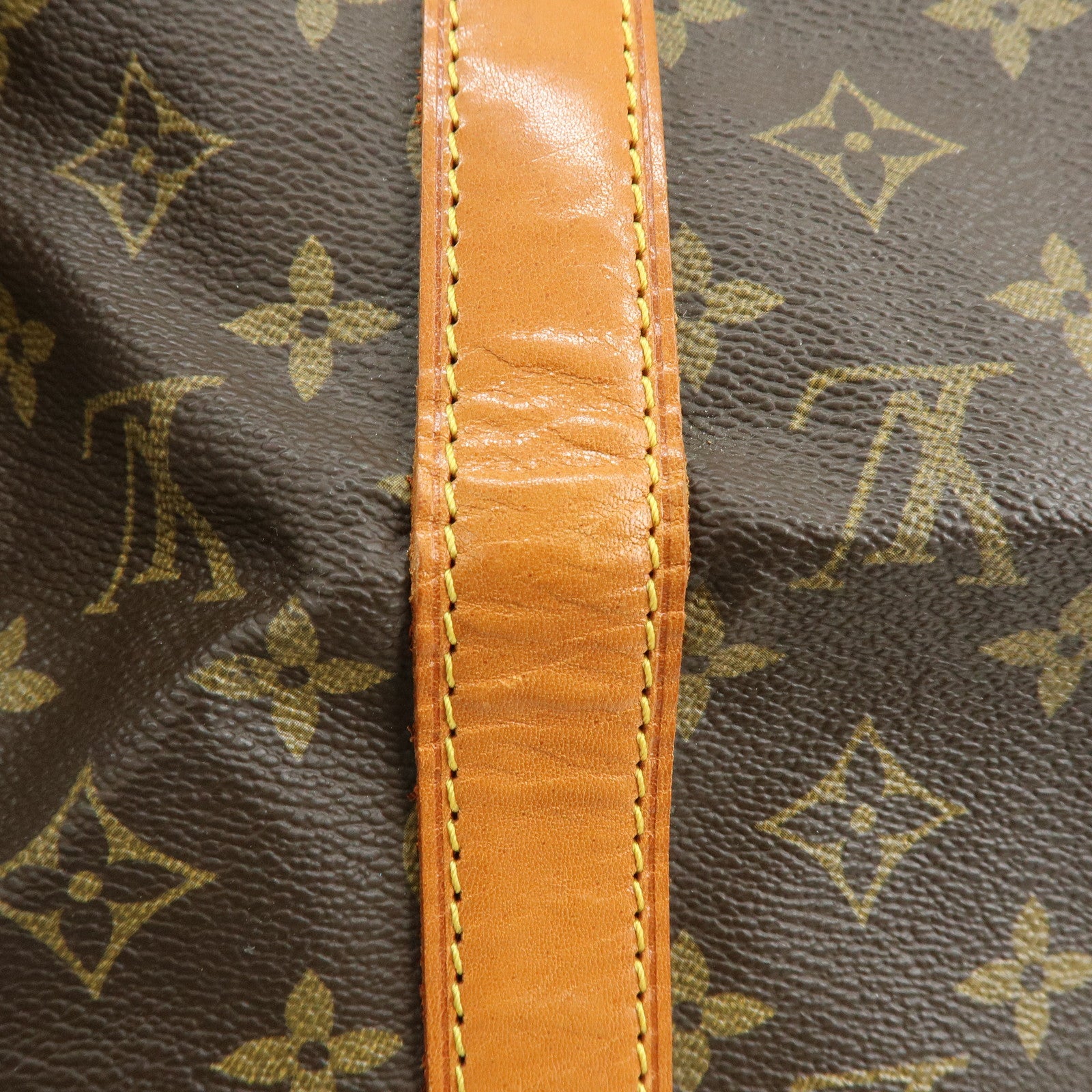 Louis Vuitton Monogram Sac Souple 45 Boston Bag Brown M41624
