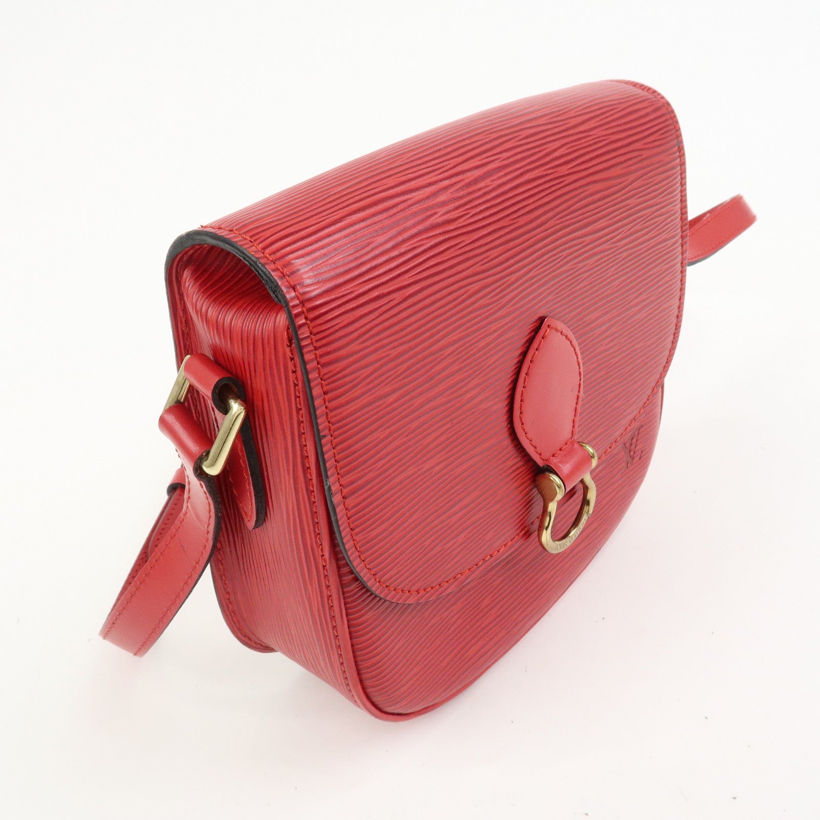 Louis Vuitton Epi Mini Saint Cloud Shoulder Bag Red M52217