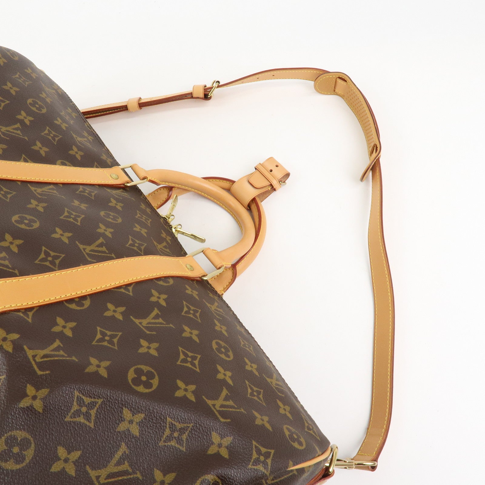 Louis Vuitton Monogram Keep All 50 Bandouliere Boston Bag M41416