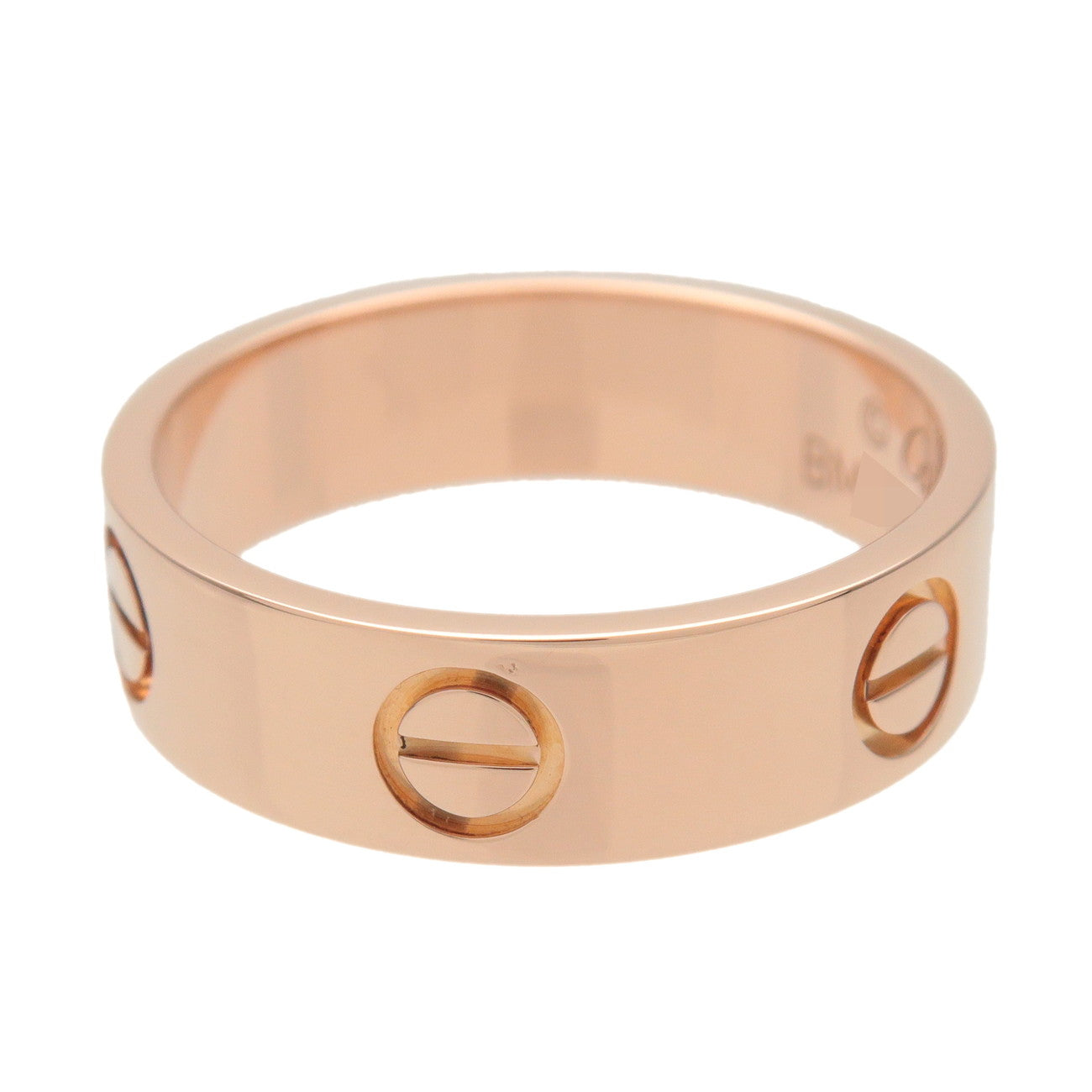 Cartier Love Ring K18 750PG Rose Gold #55 US7.25 EU55 HK16