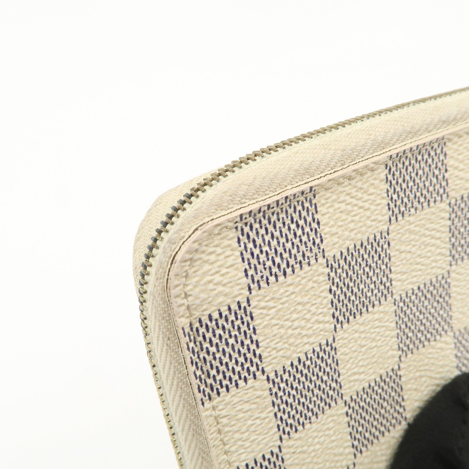 Louis Vuitton Damier Azur Zippy Coin Purse Coin Case Ivory N63069