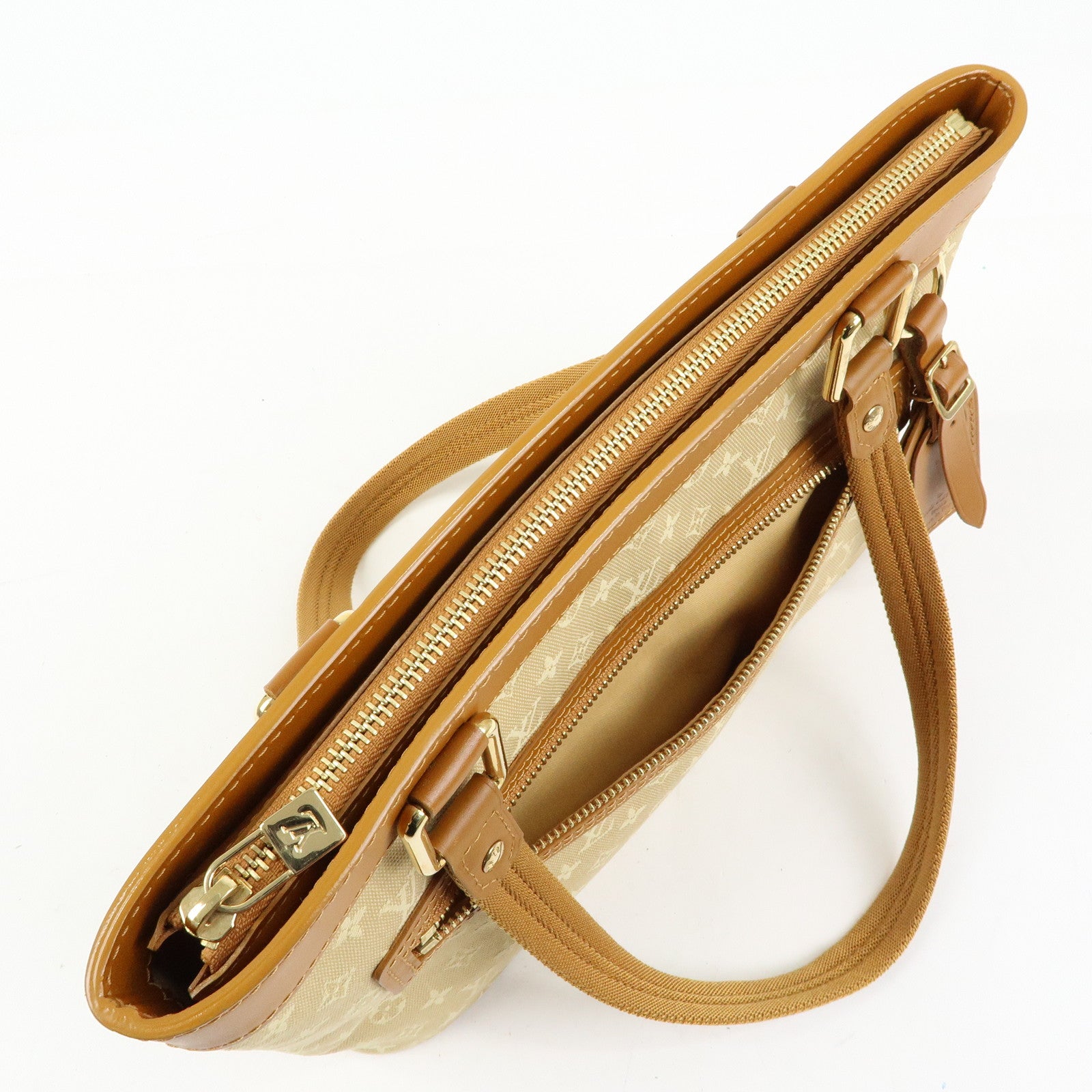 Louis Vuitton Monogram Mini Lucille PM Hand Bag Beige M92684