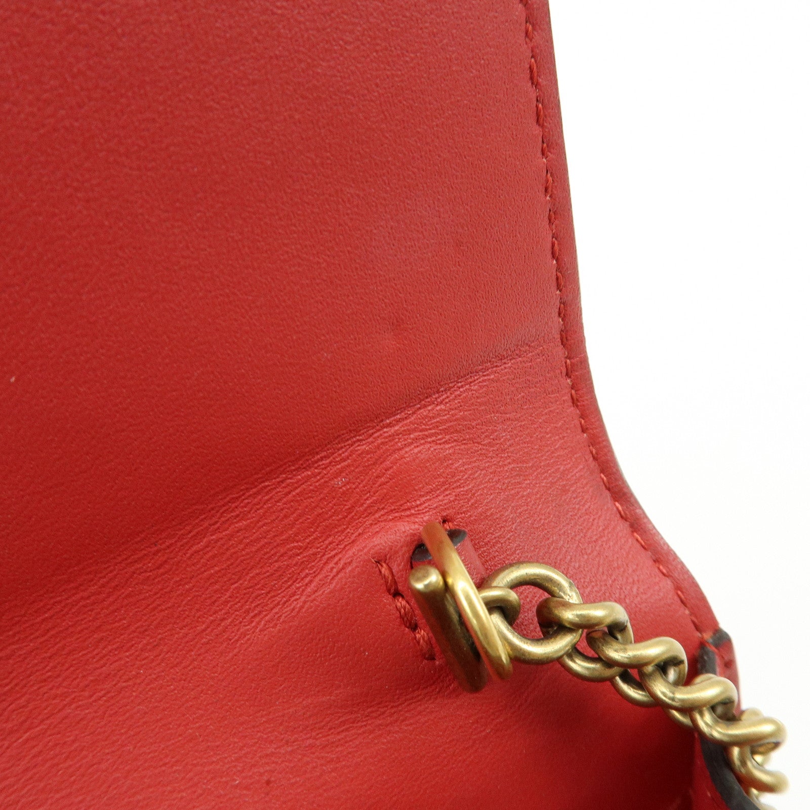 GUCCI GG Supreme Interlocking G Cherry Chain Shoulder Bag 481291