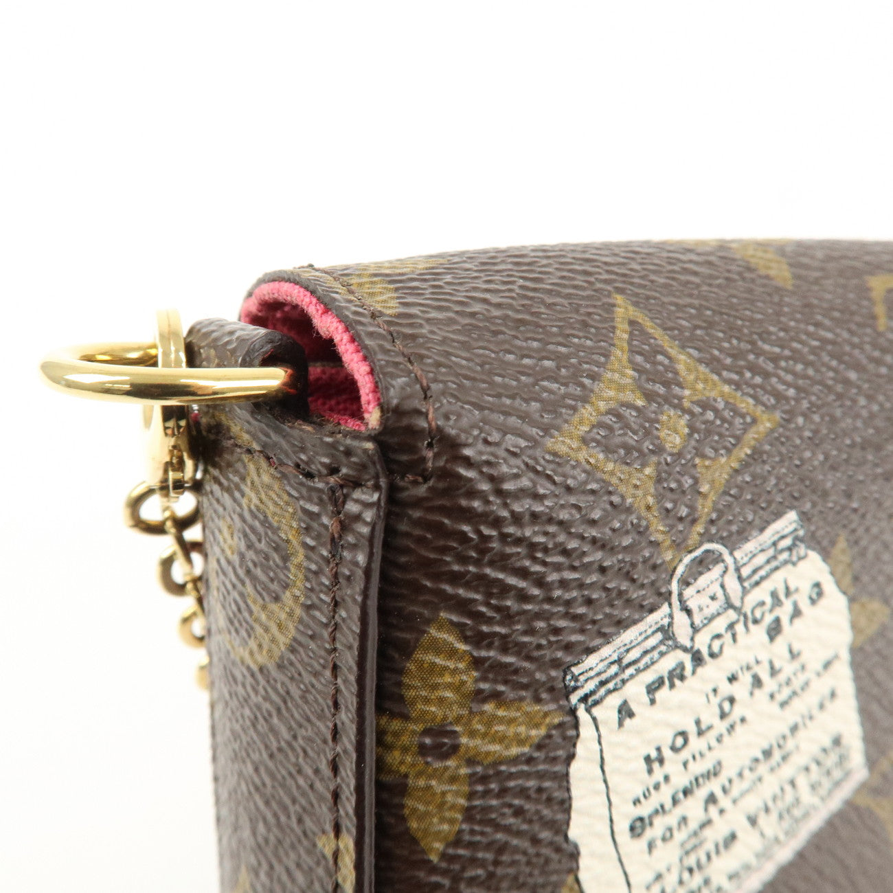 Louis Vuitton Monogram World Tour Pochette Felicie Brown MI4157 Used