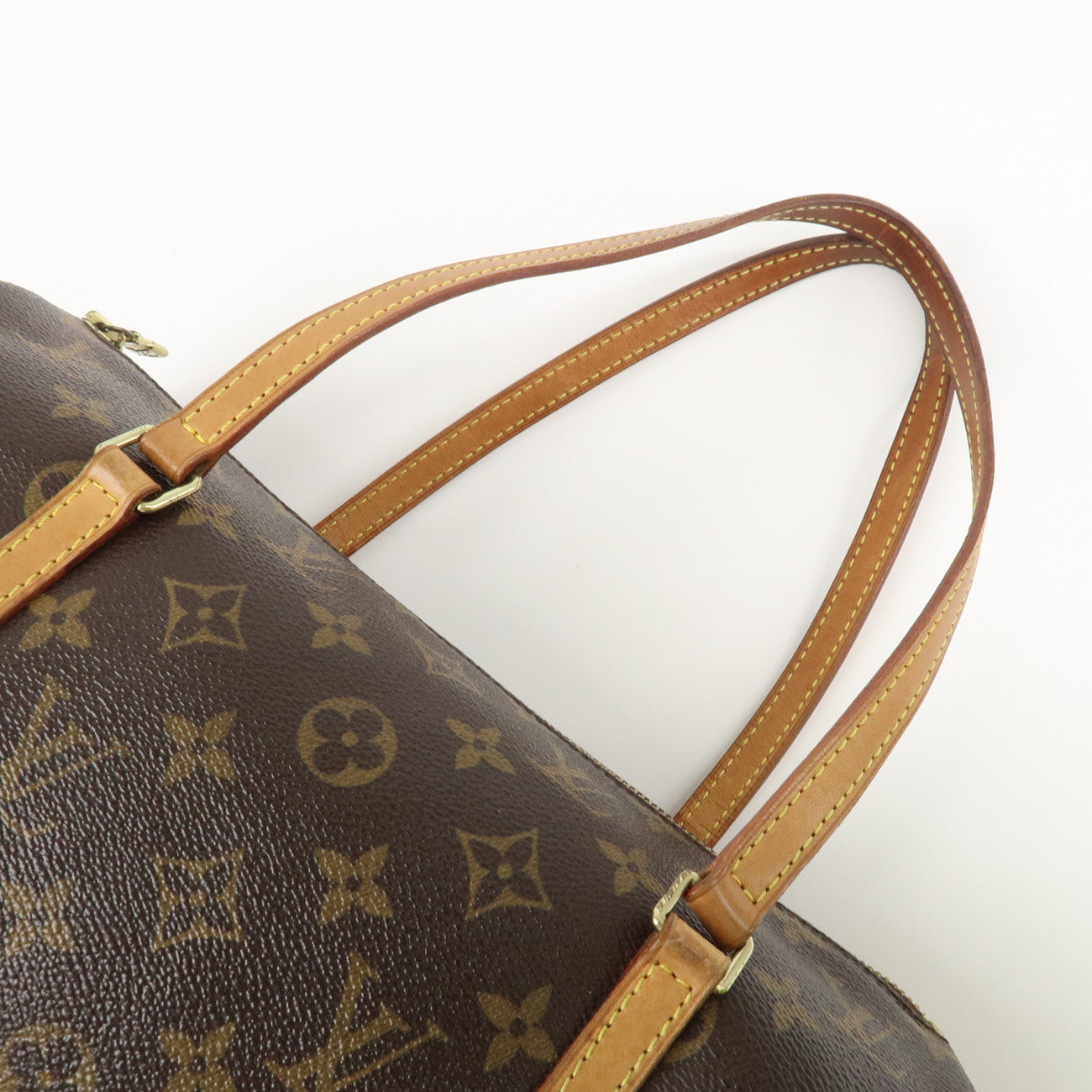 Louis Vuitton Monogram Papillon 30 Hand Bag New Style Brown M51385 Used