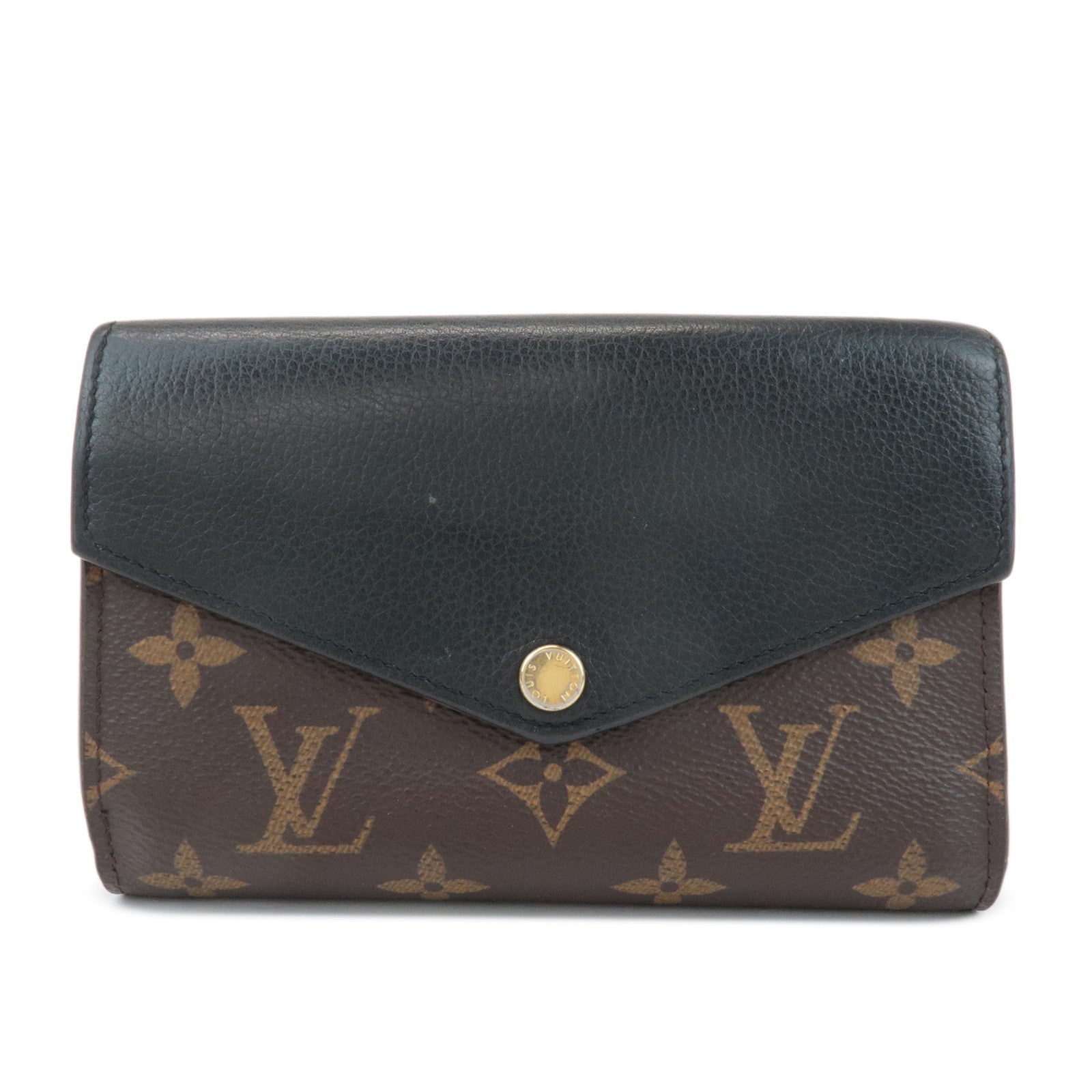Louis Vuitton Monogram Portefeuille Palace Compact Wallet M60990 Used