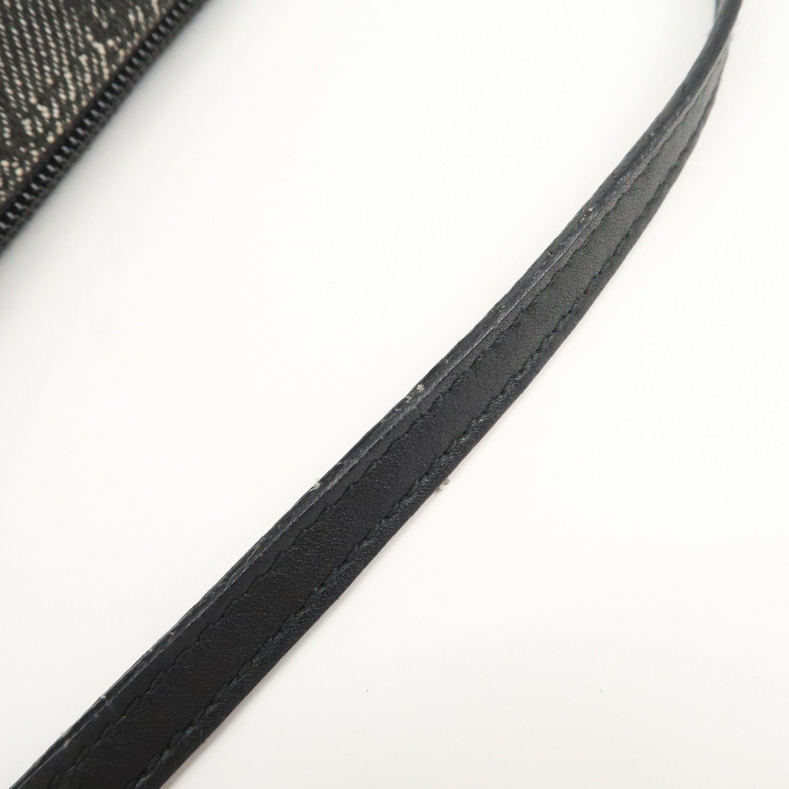 GUCCI Boat Bag GG Canvas Leather Accessory Poach Hand Bag 07198