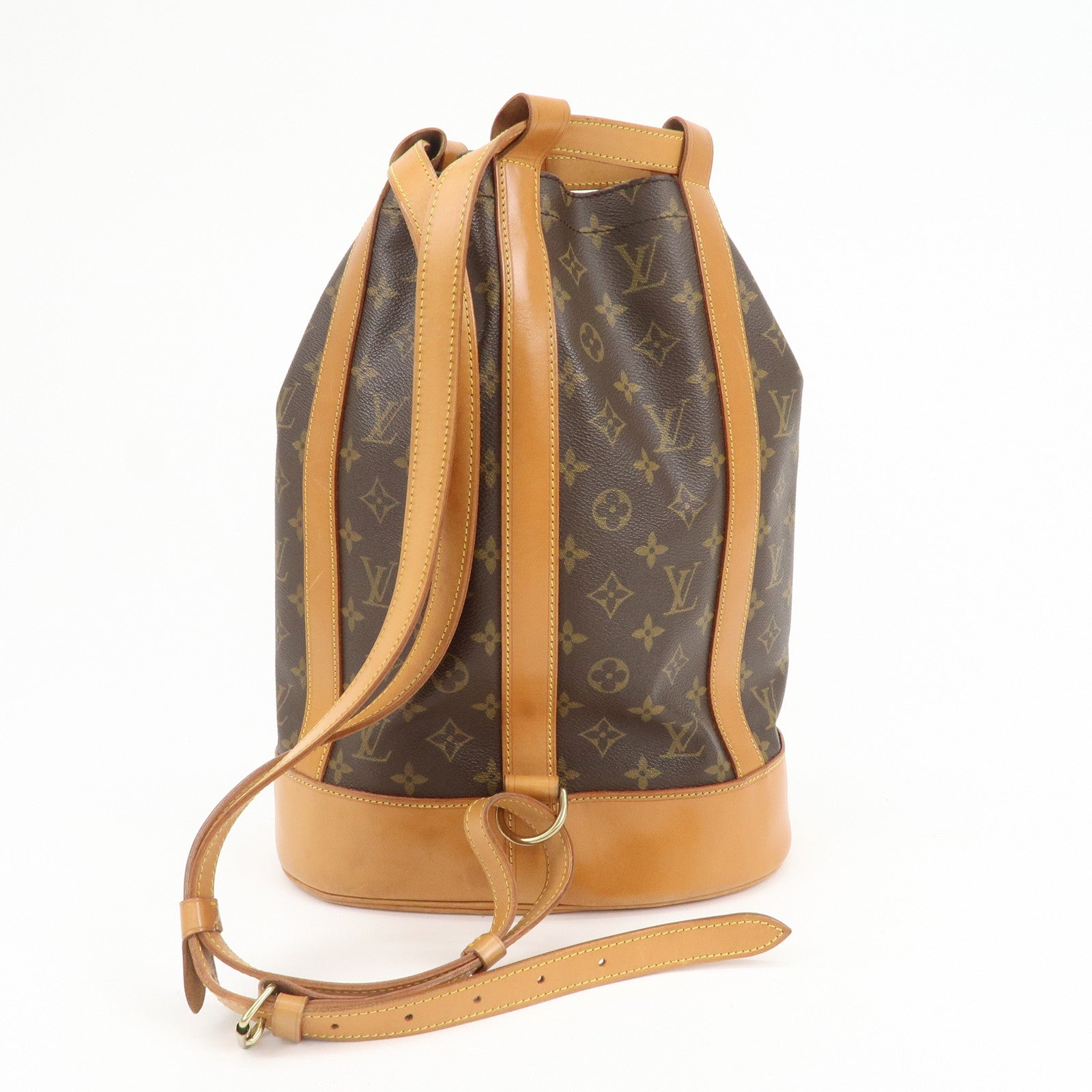 Louis Vuitton Monogram Randonnee PM Shoulder Bag Brown M42243