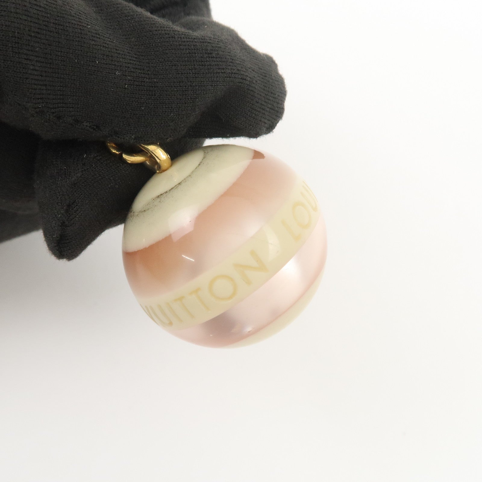 Louis Vuitton Bijou Sac Mini Lin Metal Bag Charm Key Charm M65643