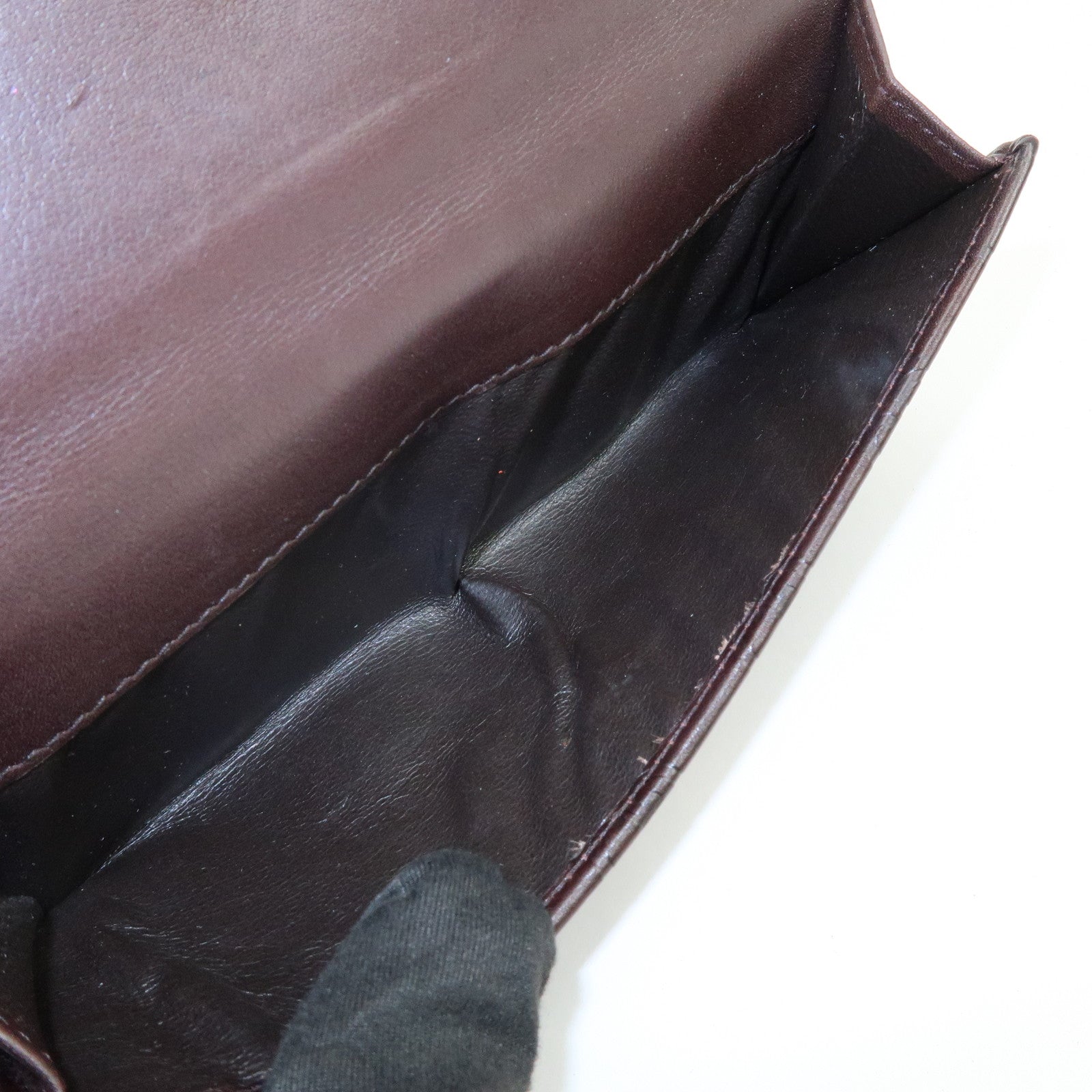 GUCCI Guccissima Leather Long Wallet Dark Brown 112715