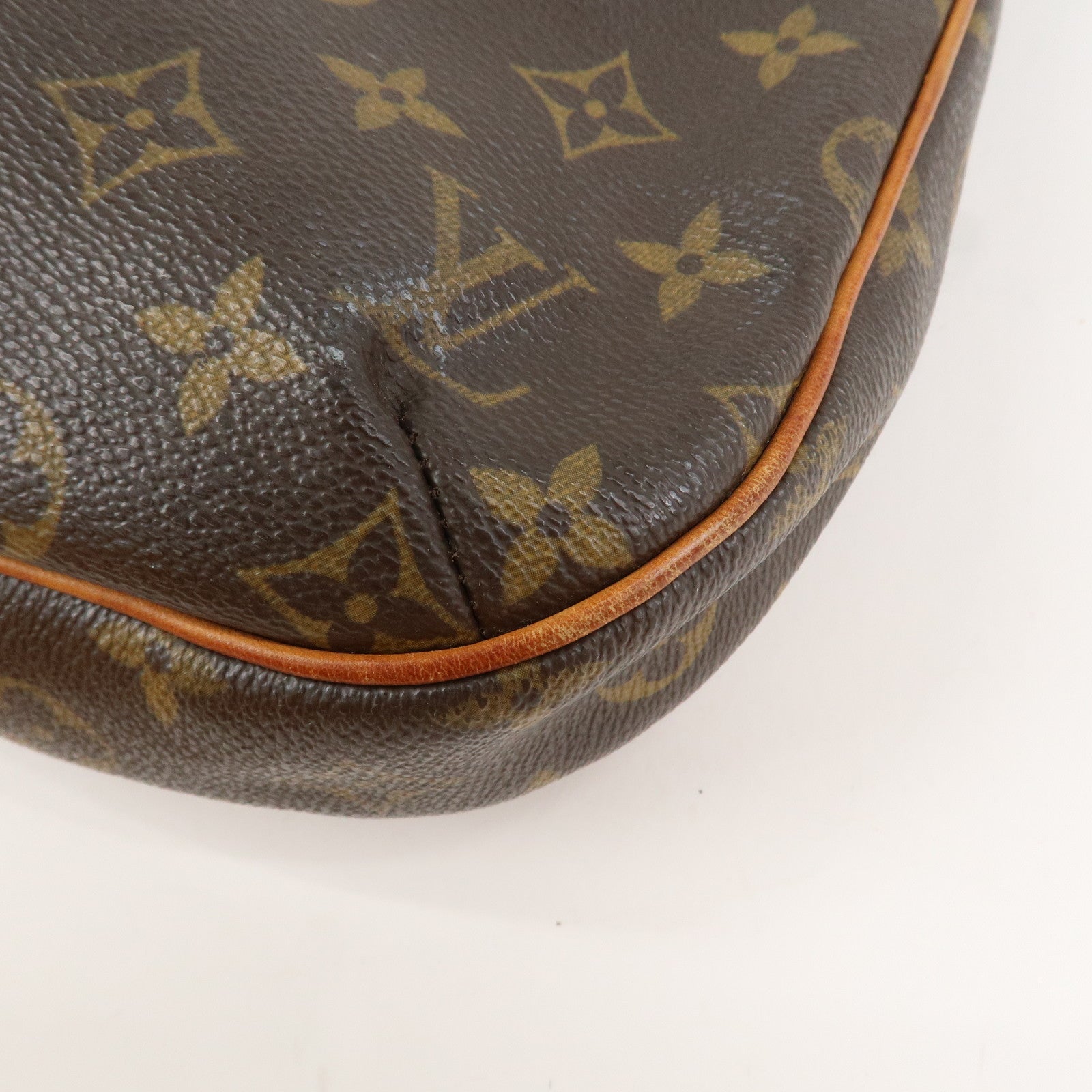 Louis Vuitton Monogram Odeon MM Shoulder Bag Brown M56389