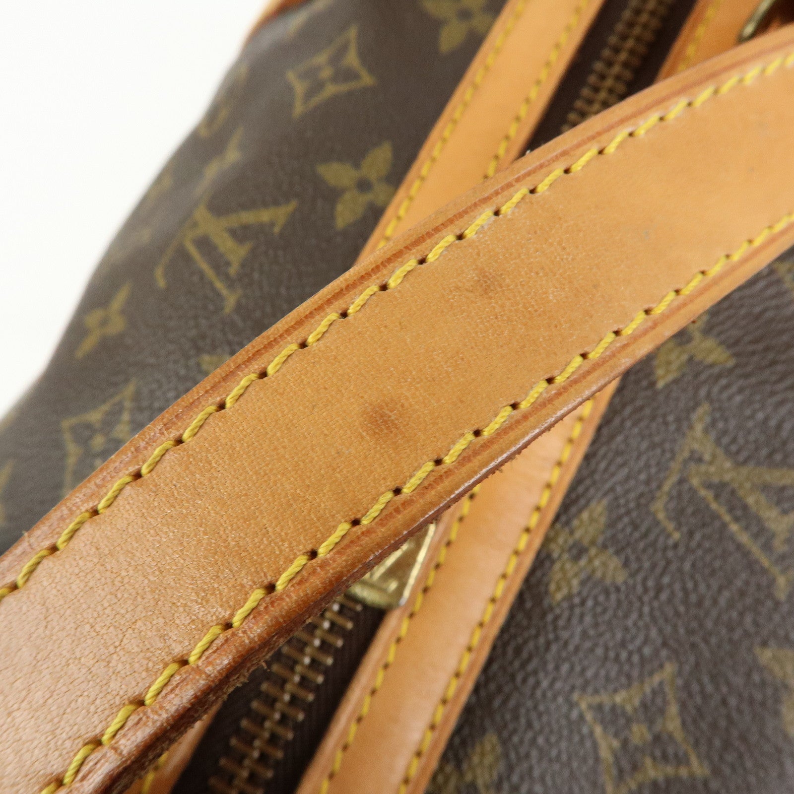 Louis Vuitton Monogram Sac Souple 55 Boston Bag Brown M41622