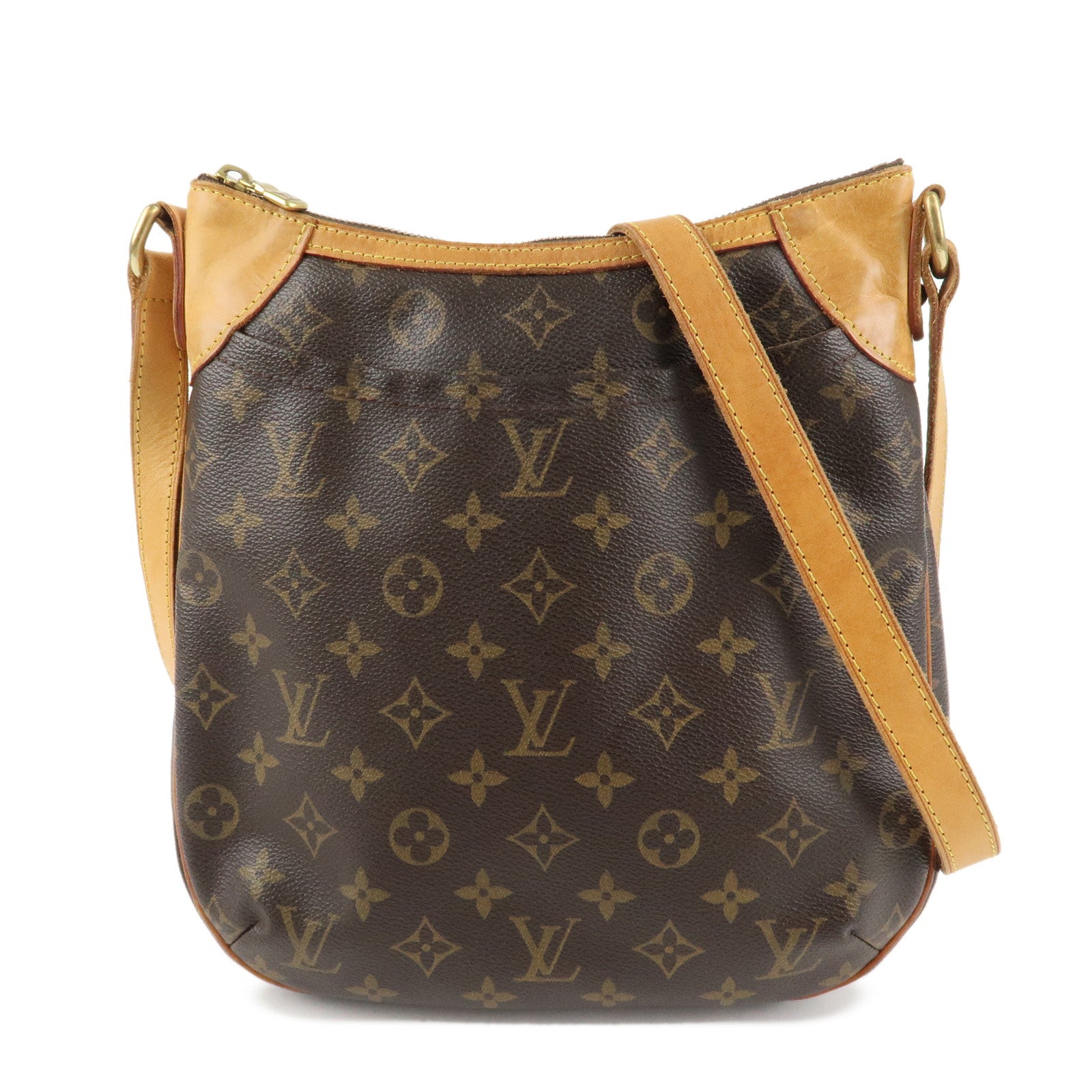 Louis Vuitton Monogram Odeon PM Shoulder Bag Brown M56390