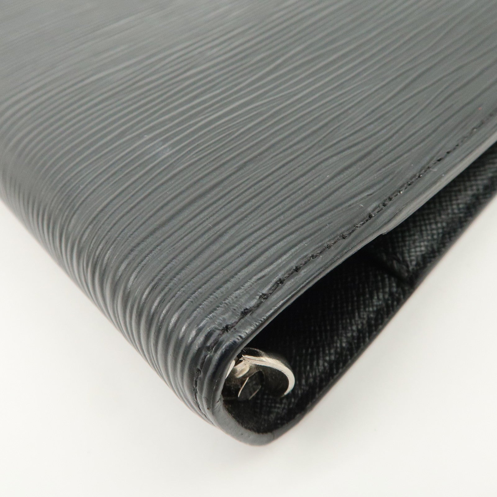 Louis Vuitton Epi Agenda MM Planner Cover Noir Black R20202