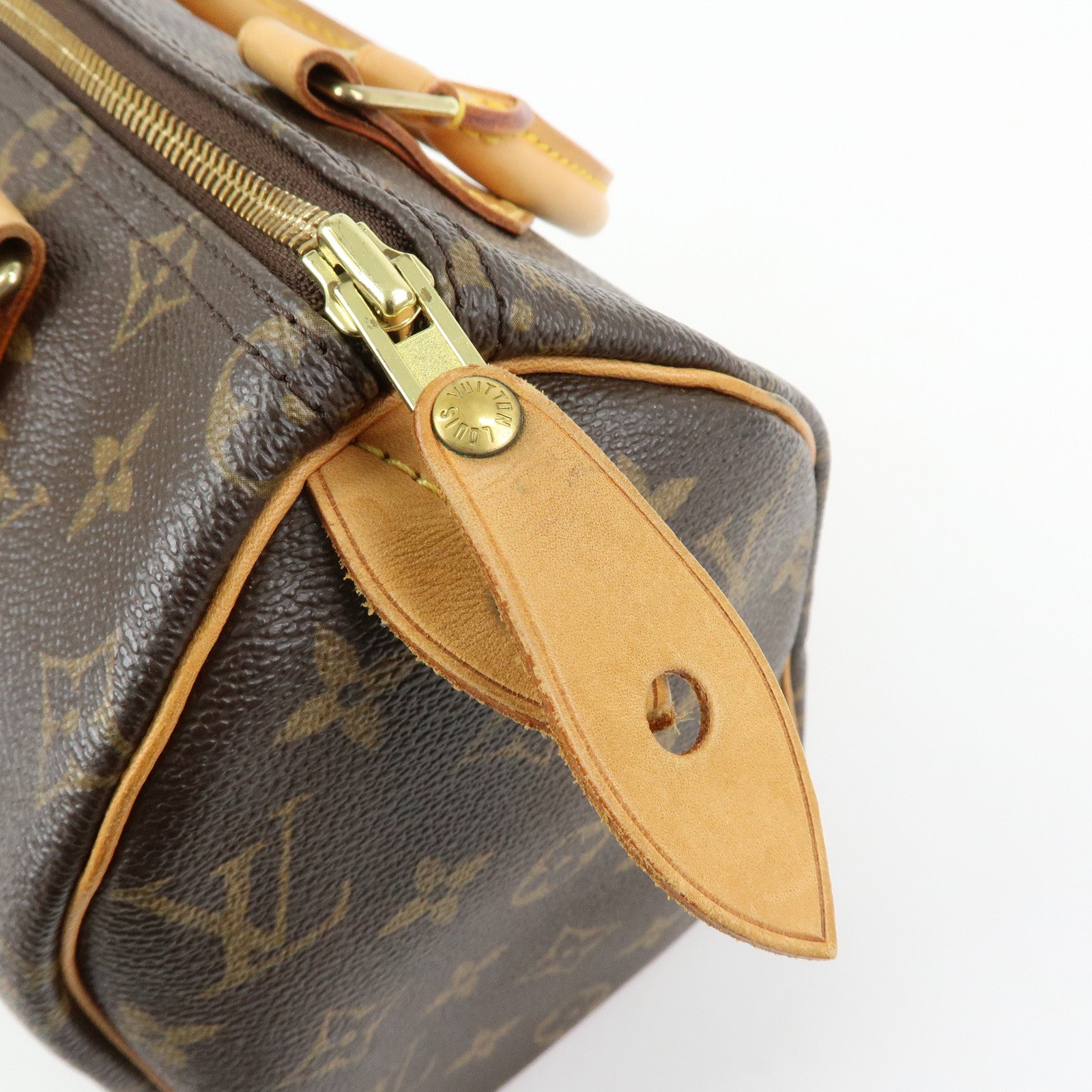 Louis Vuitton Monogram Speedy 25 Boston Bag Hand Bag Brown M41528