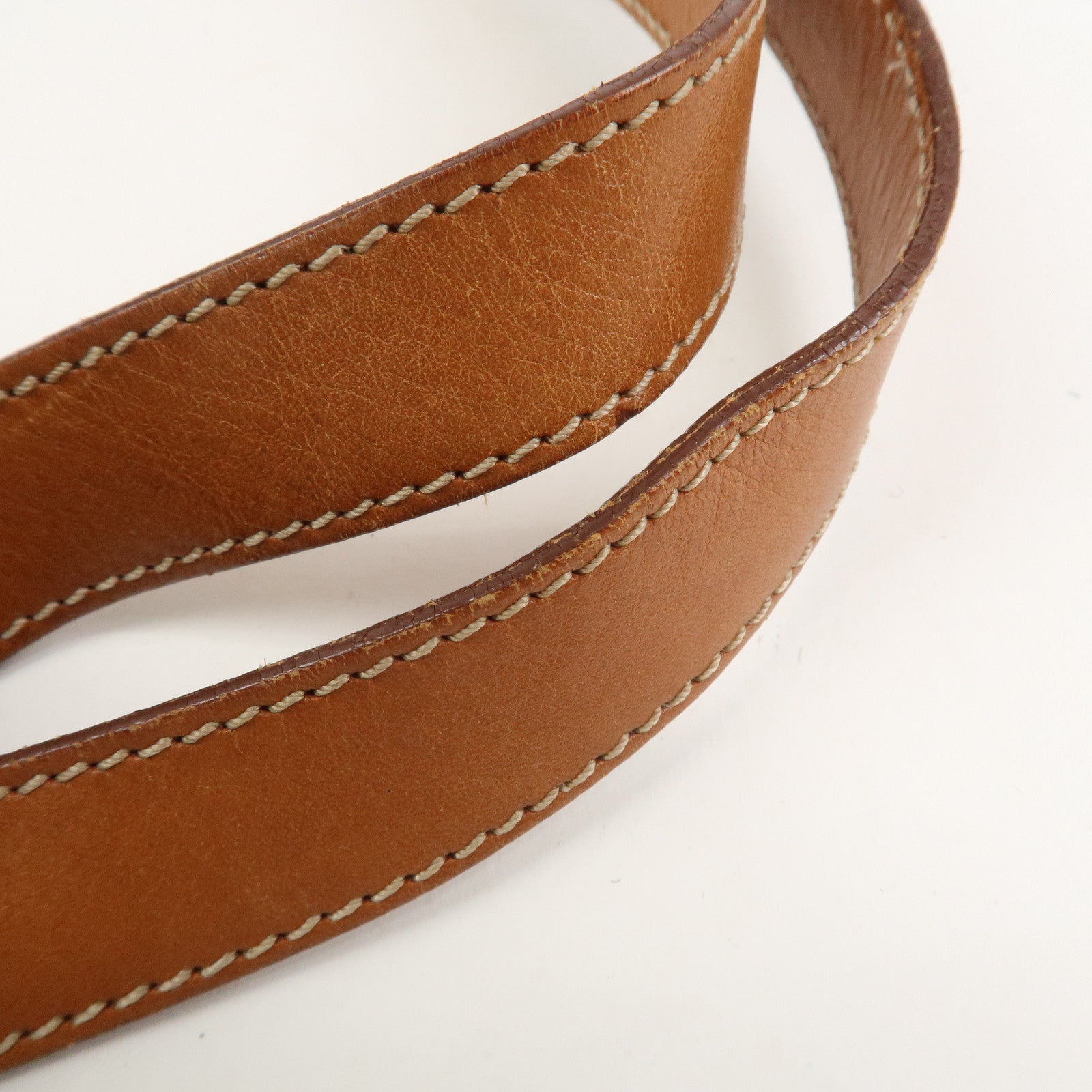 CELINE Macadam PVC Leather Tote Bag Shoulder Bag Hand Bag Brown