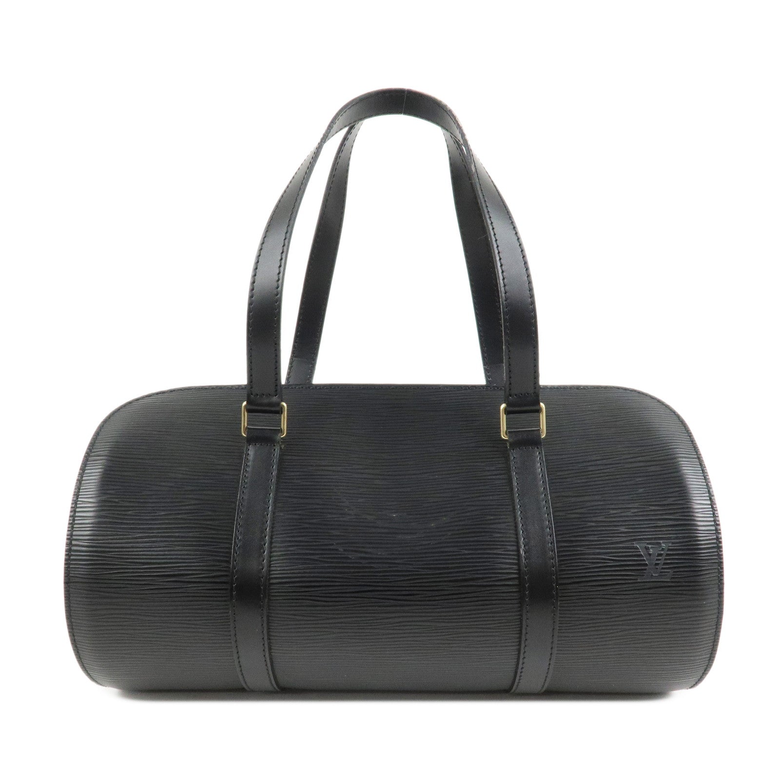 Louis Vuitton Epi Soufflot Hand Bag Shoulder Bag Noir M52862