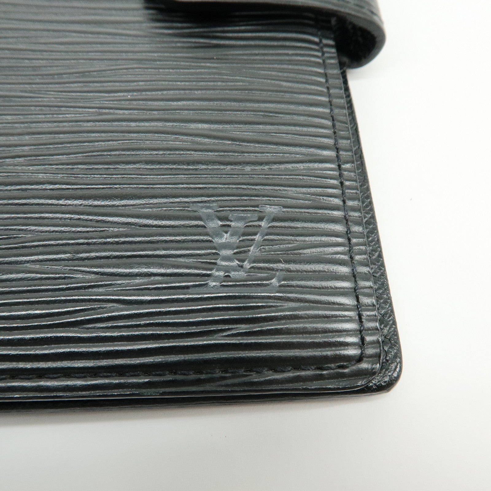 Louis Vuitton Epi Agenda PM Planner Cover Noir R20052
