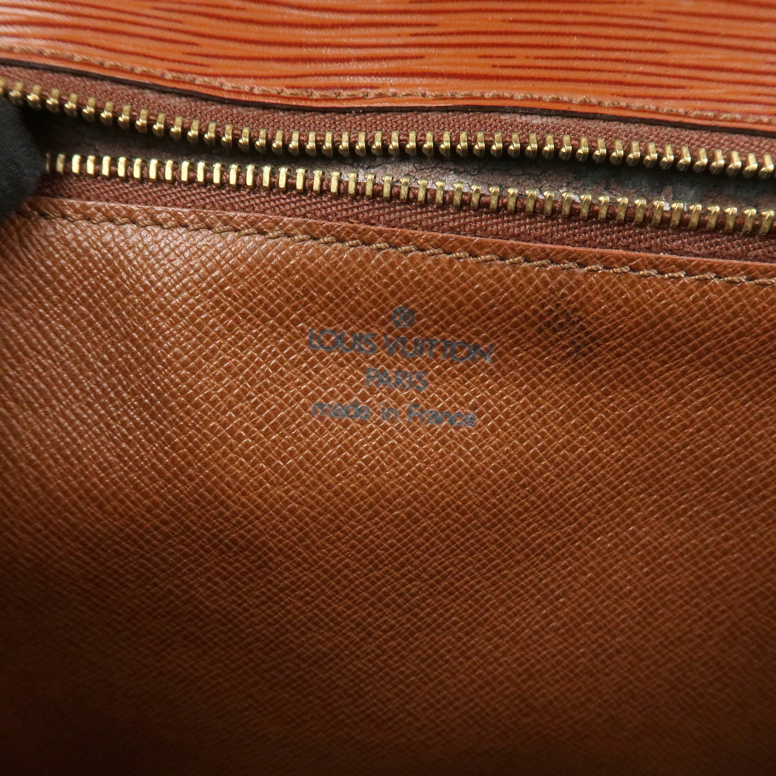 Louis Vuitton Epi Monceau 2way Bag Hand Bag Kenya Brown M52123