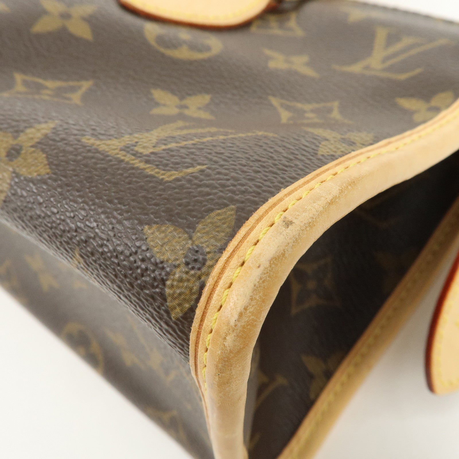 Louis Vuitton Monogram Popincourt Hand Bag Brown M40009