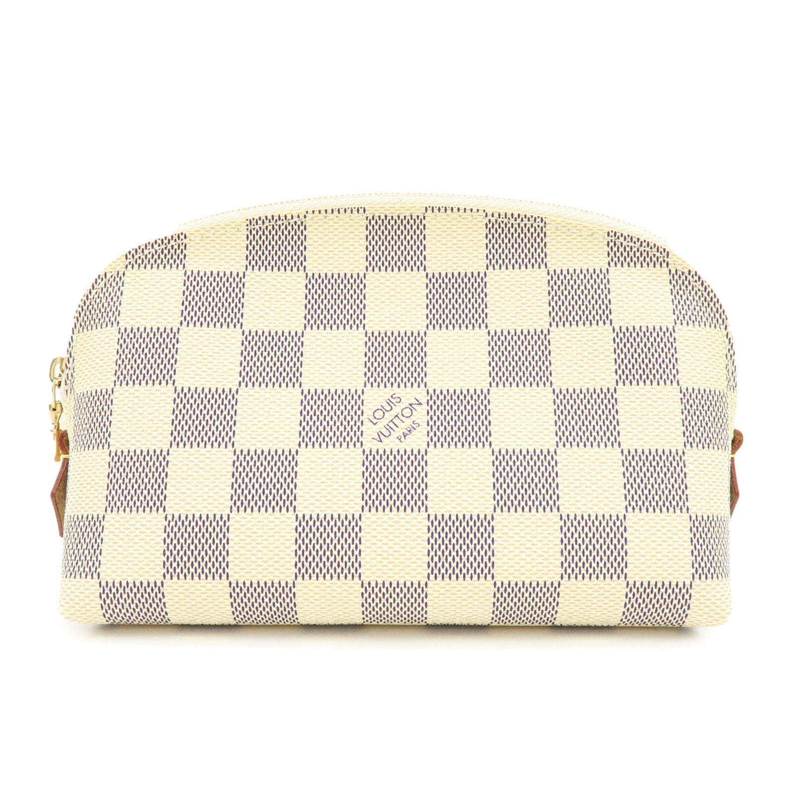 Louis Vuitton Damier Azur Canvas Pochette Cosmetic PM Pouch N60024