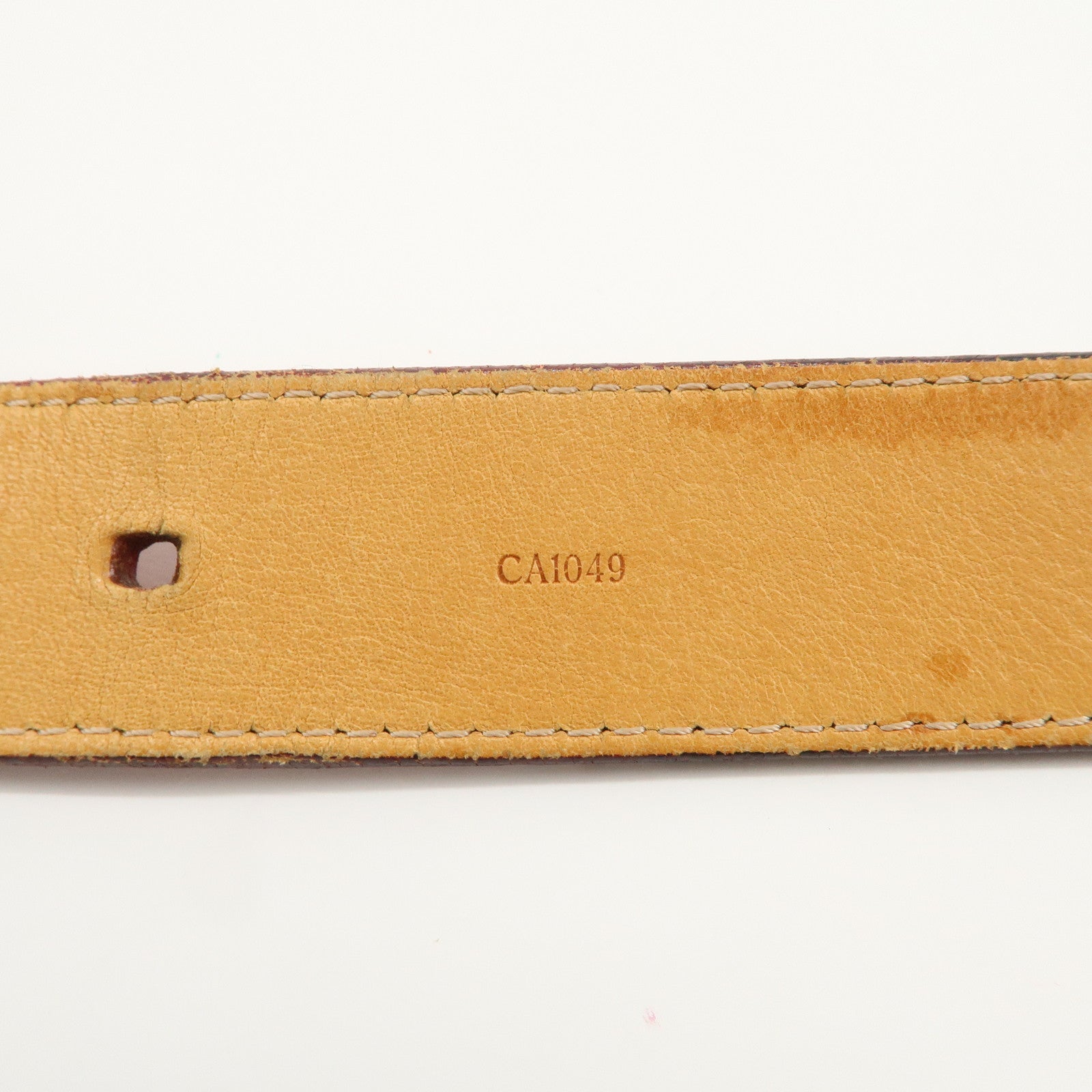 Louis Vuitton Monogram Vernis Ceinture Carre Belt 90/36 Red M6980