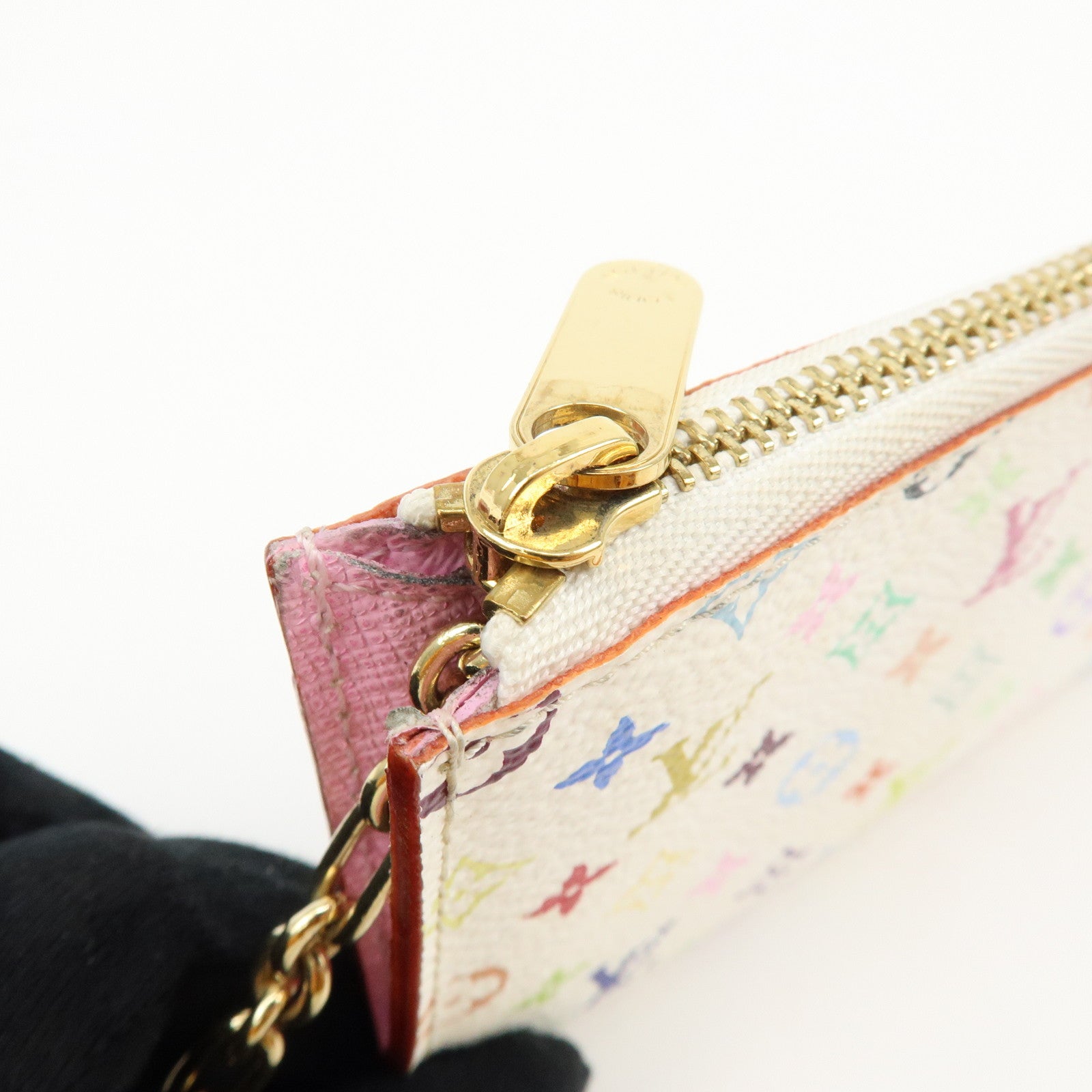 Louis Vuitton Monogram Multicolor Pochette Cles Coin Case M93734