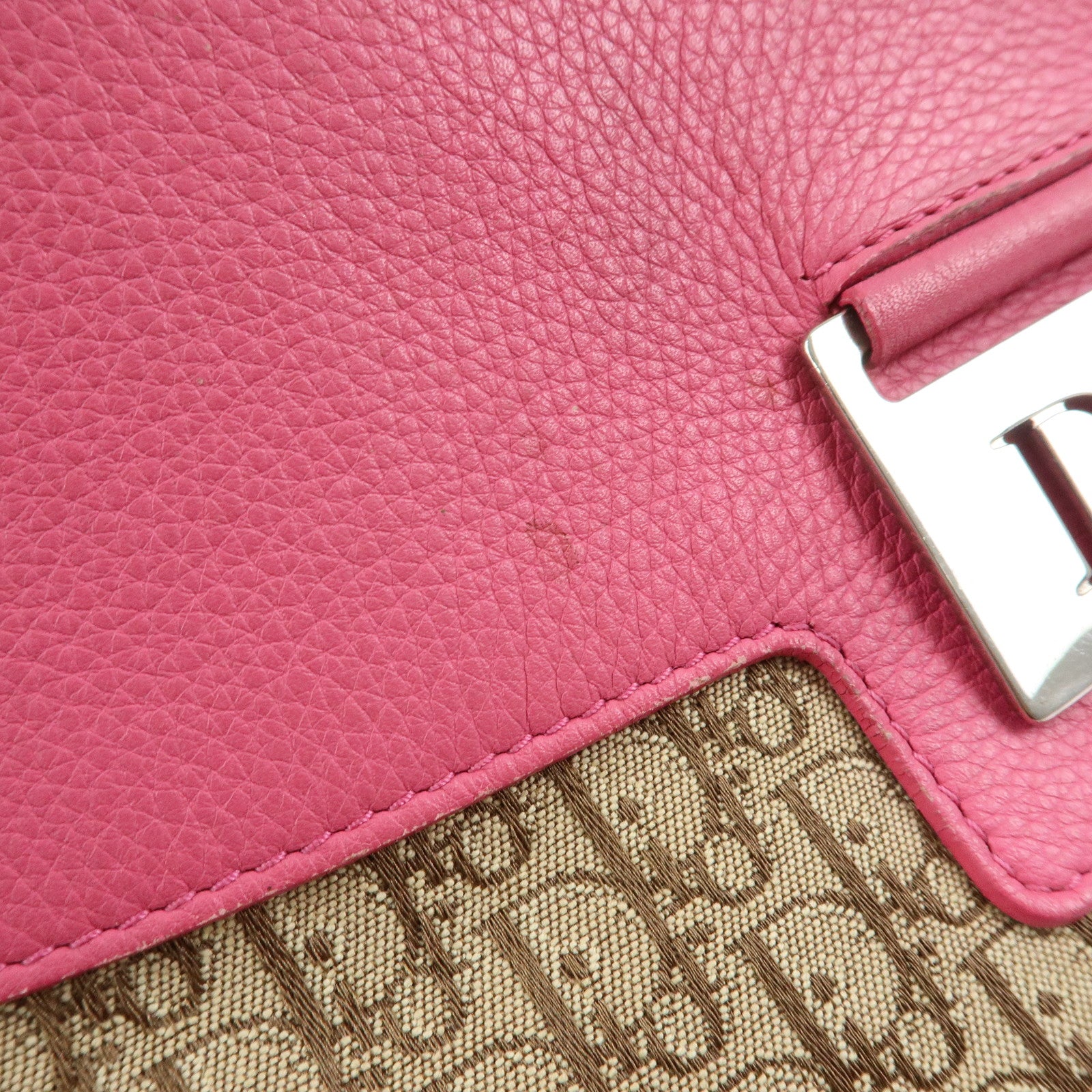 Christian Dior Trotter Street Chic Jacquard Canvas Shoulder Bag