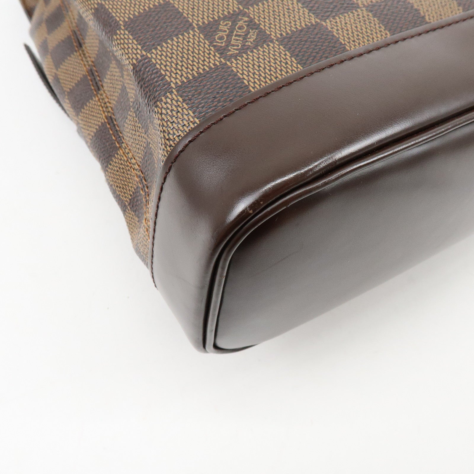 Louis Vuitton Damier Ebene Soho Backpack Rucksack Brown N51132