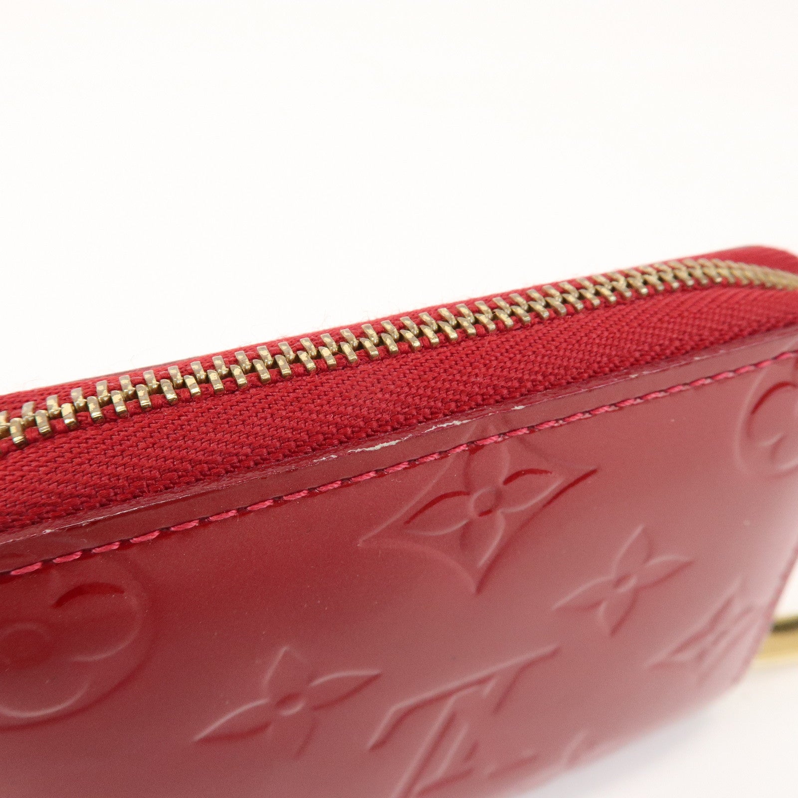 Louis Vuitton Monogram Vernis Leather Zippy Coin Case Pomme d'Amour