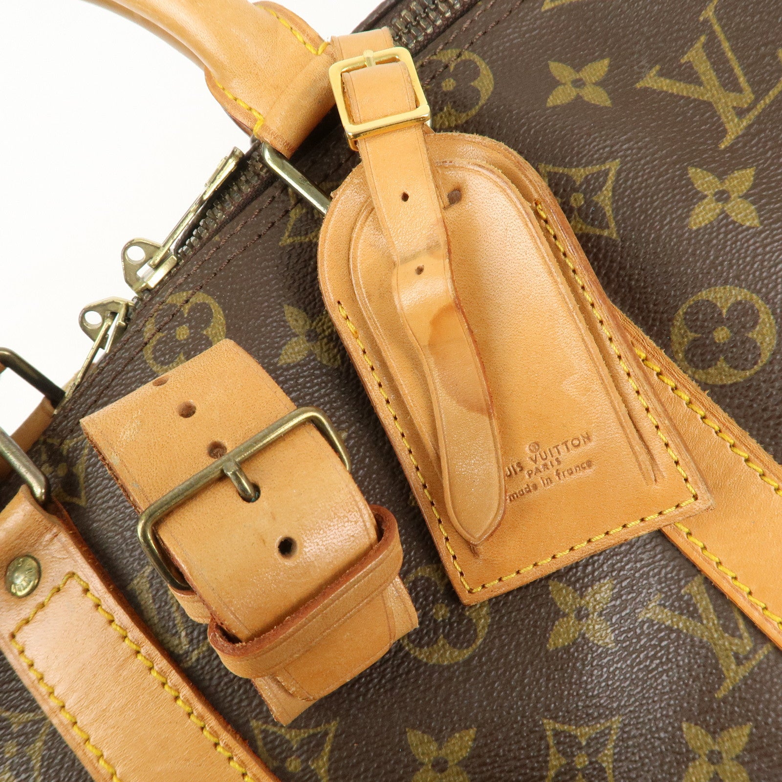 Louis Vuitton Monogram Keep All 45 Boston Bag Brown M41428