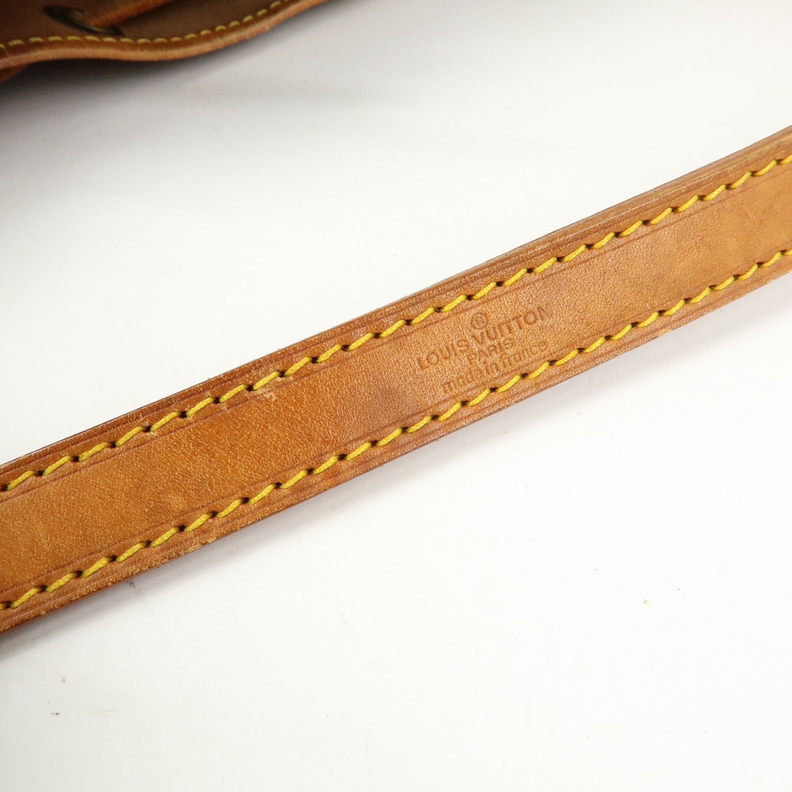 Louis Vuitton Monogram Petit Noe Canvas Shoulder Bag Brown M42226